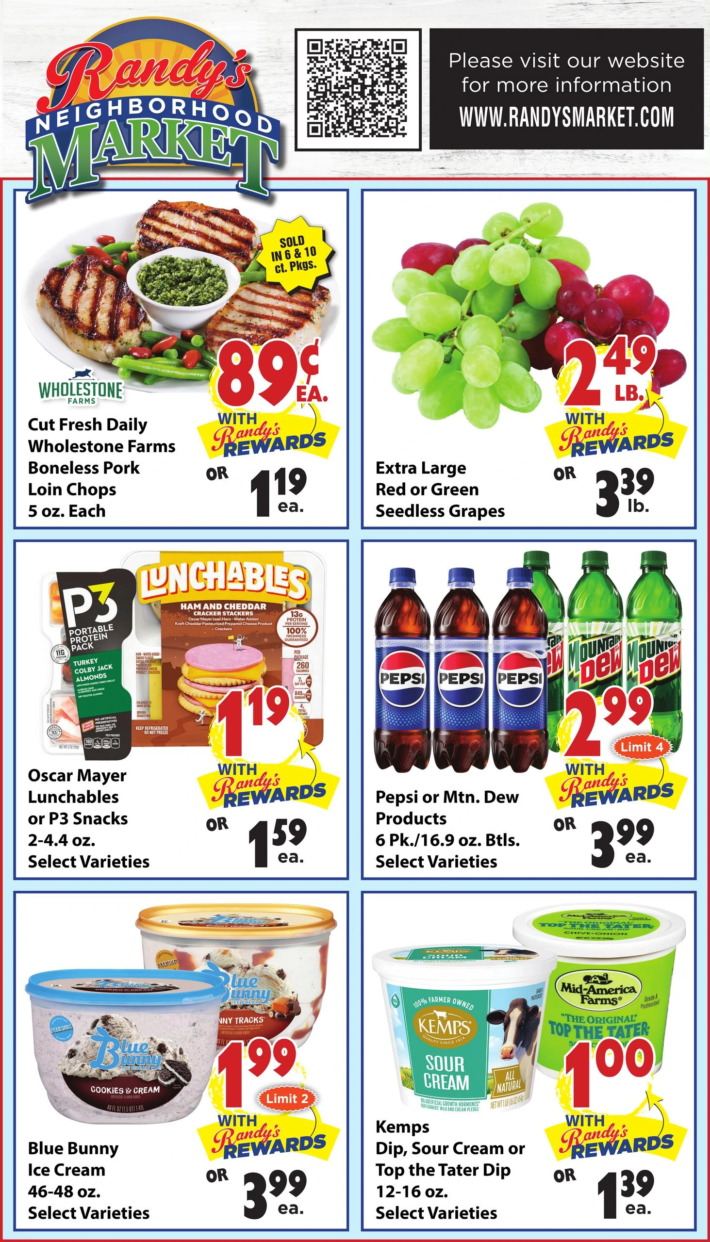 Randy's Neighborhood Market flyer - Page 1