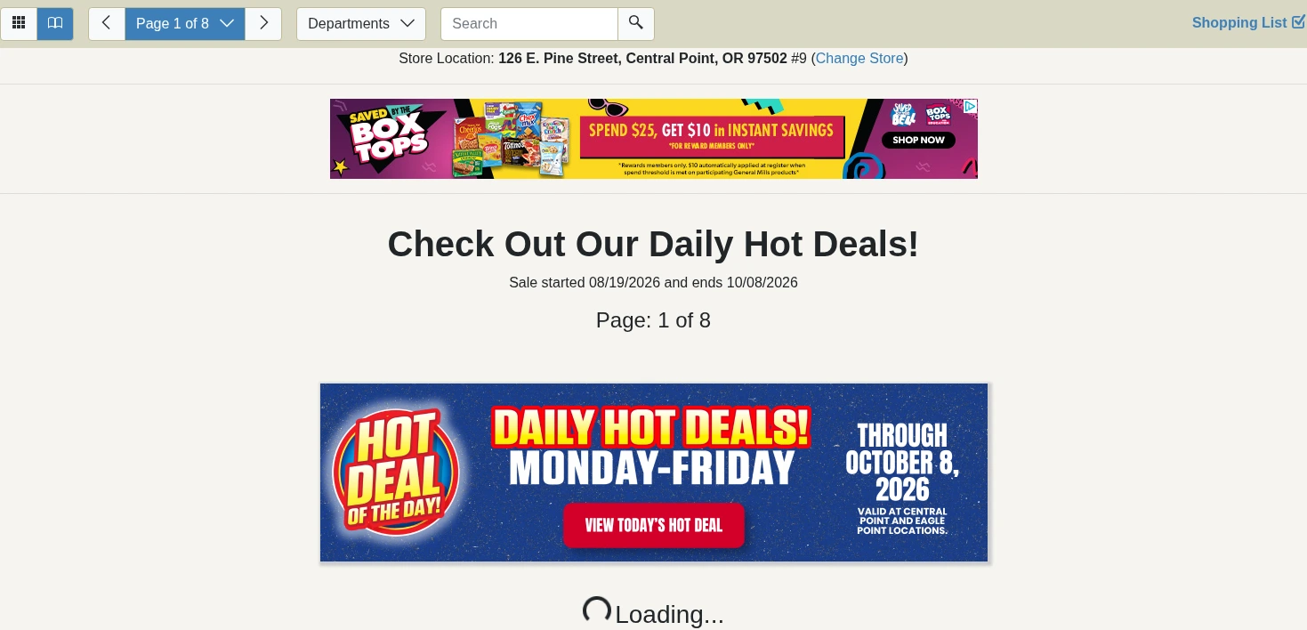 Rays Food Place - Central Point Check Out Our Daily Hot Deals! - Page 1