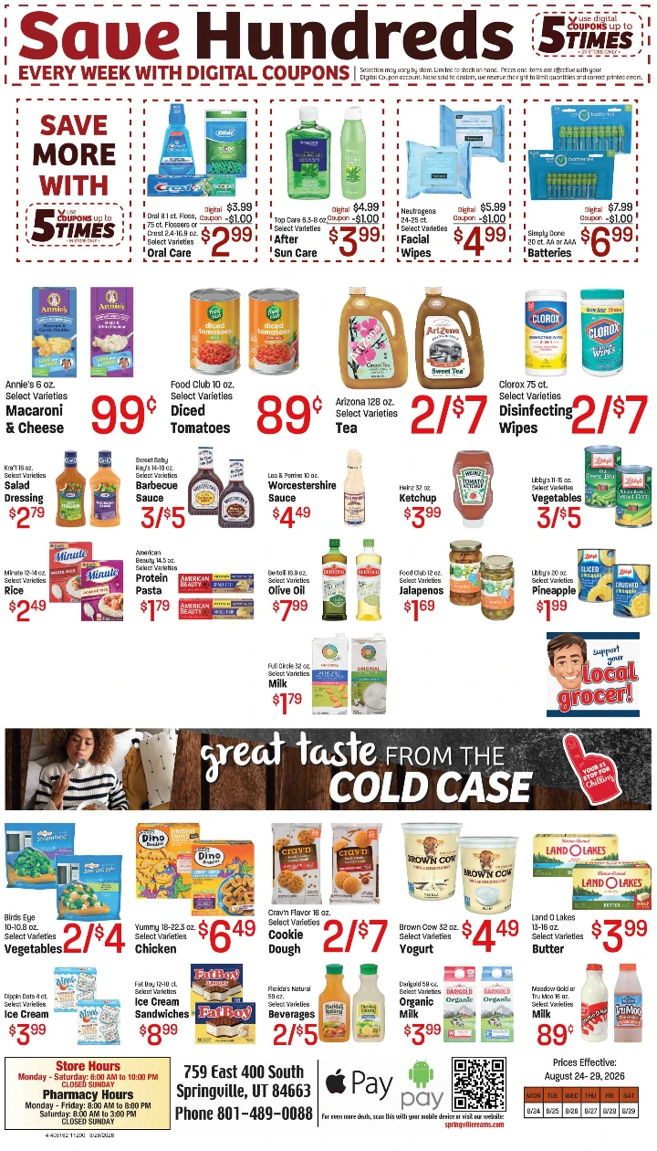 Ream's Springville Market Springville Reams #1290 Weekly Ad August 24-29, 2026 - Page 4