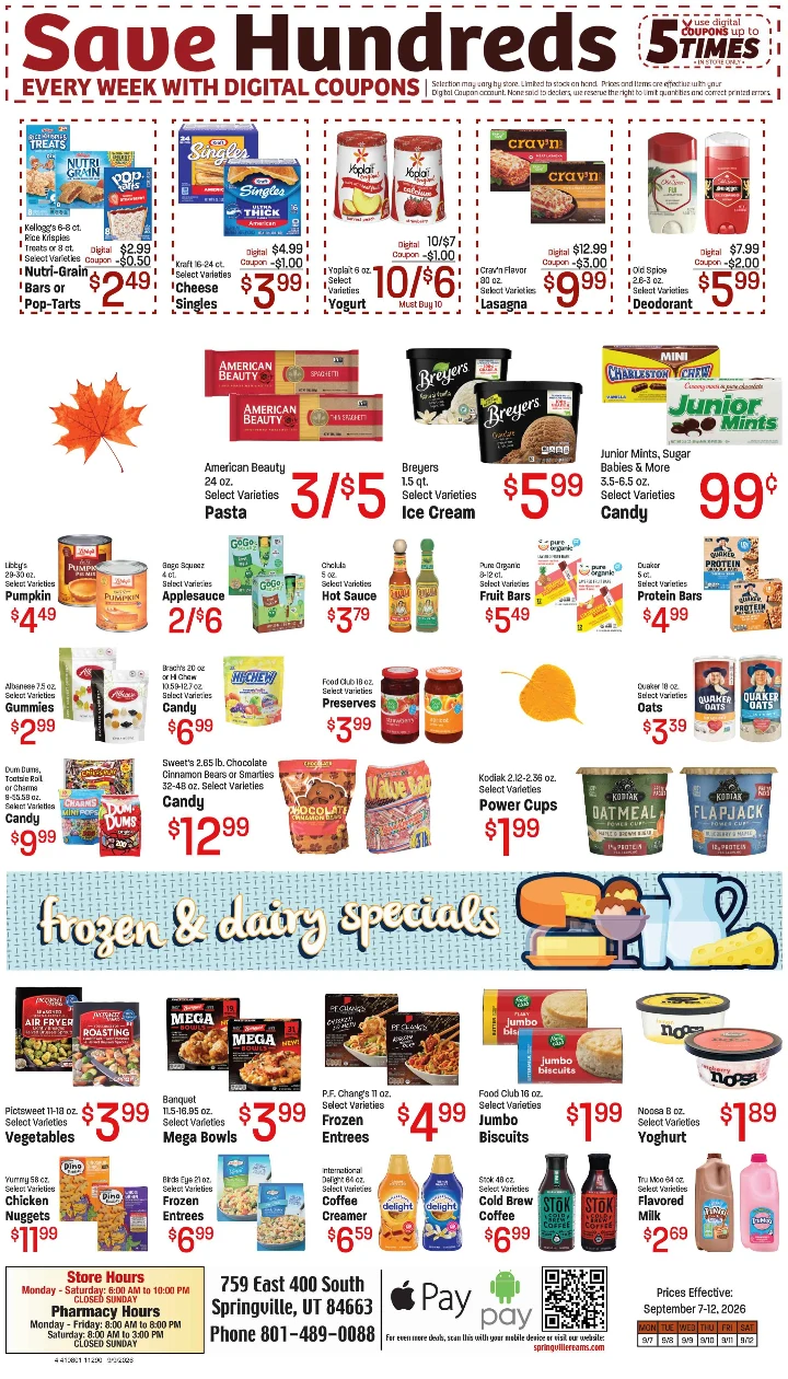 Ream's Springville Market Springville Reams #1290 Weekly Ad September 7-12, 2026 - Page 4