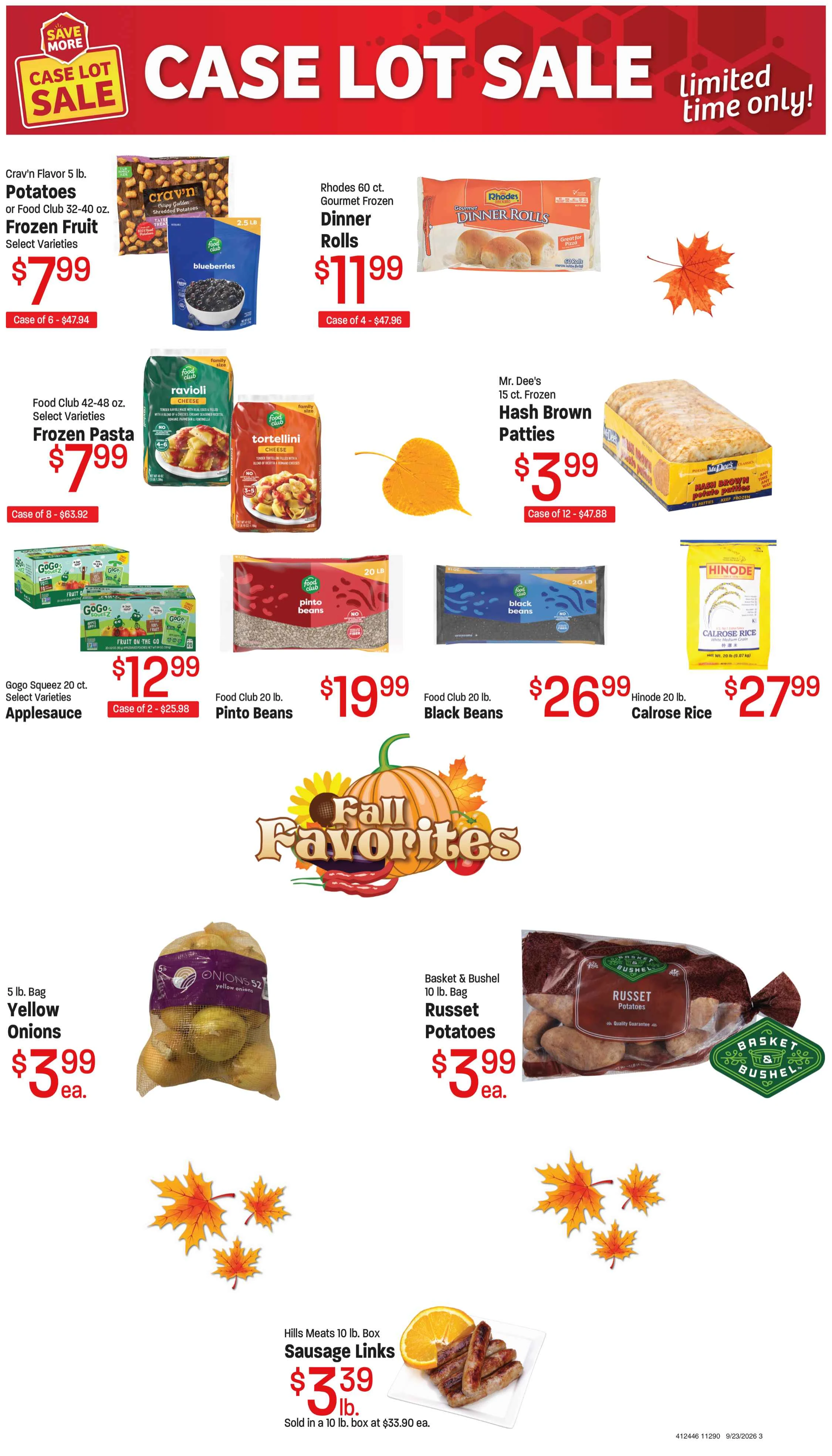 Ream's Springville Market Reams Springville Market- FALL CASE LOT AD September 25 - October 3, 2026 - Page 3