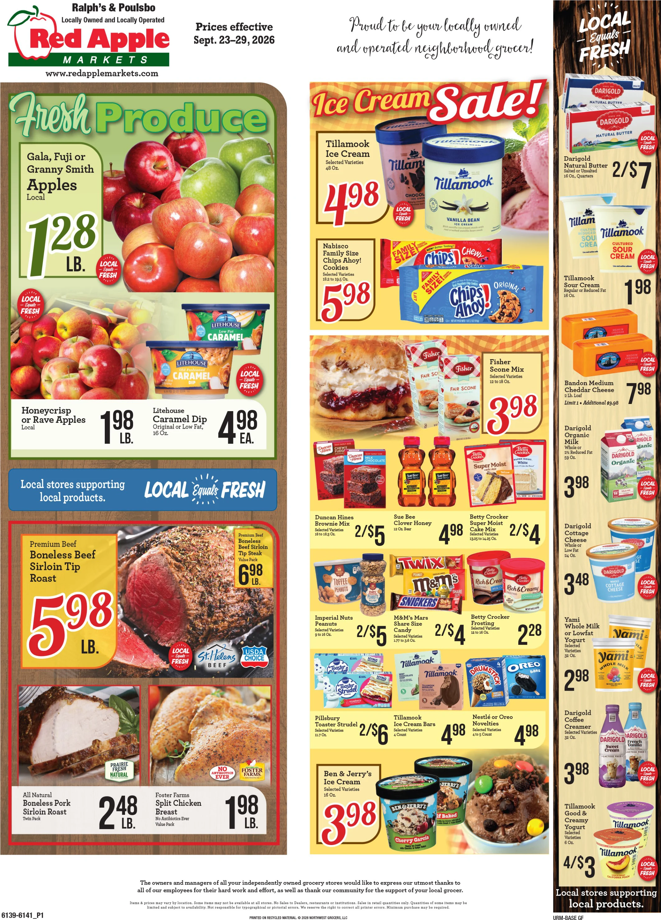 Red Apple Market Ralph & Poul Red Apple Market Weekly Ad (Ralph & Poulsbo) - Page 1