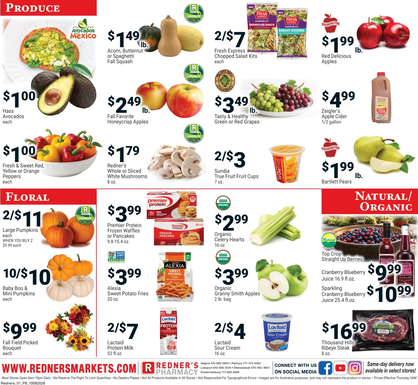 Redner's Markets On Sale October 08 - Page 8
