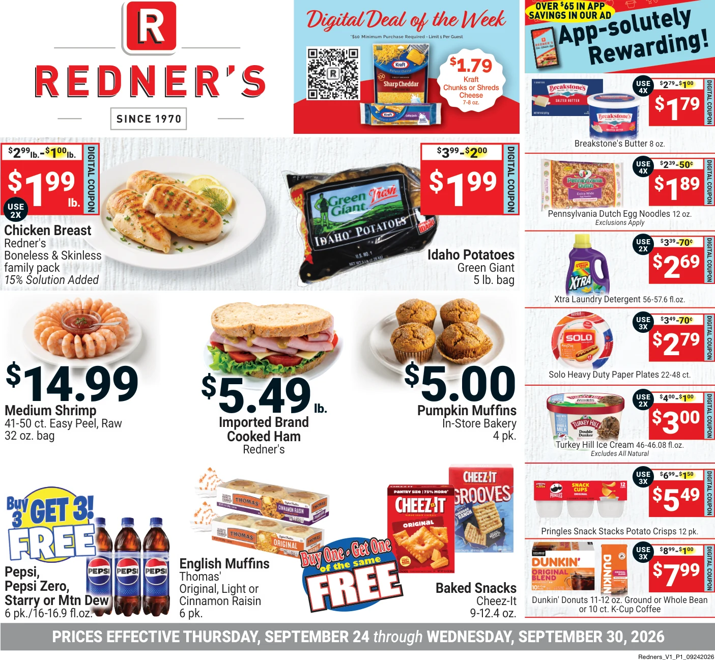 Redner's Markets On Sale September 24 - Page 1