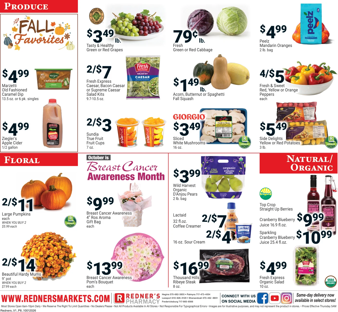 Redner's Markets On Sale October 01 - Page 8