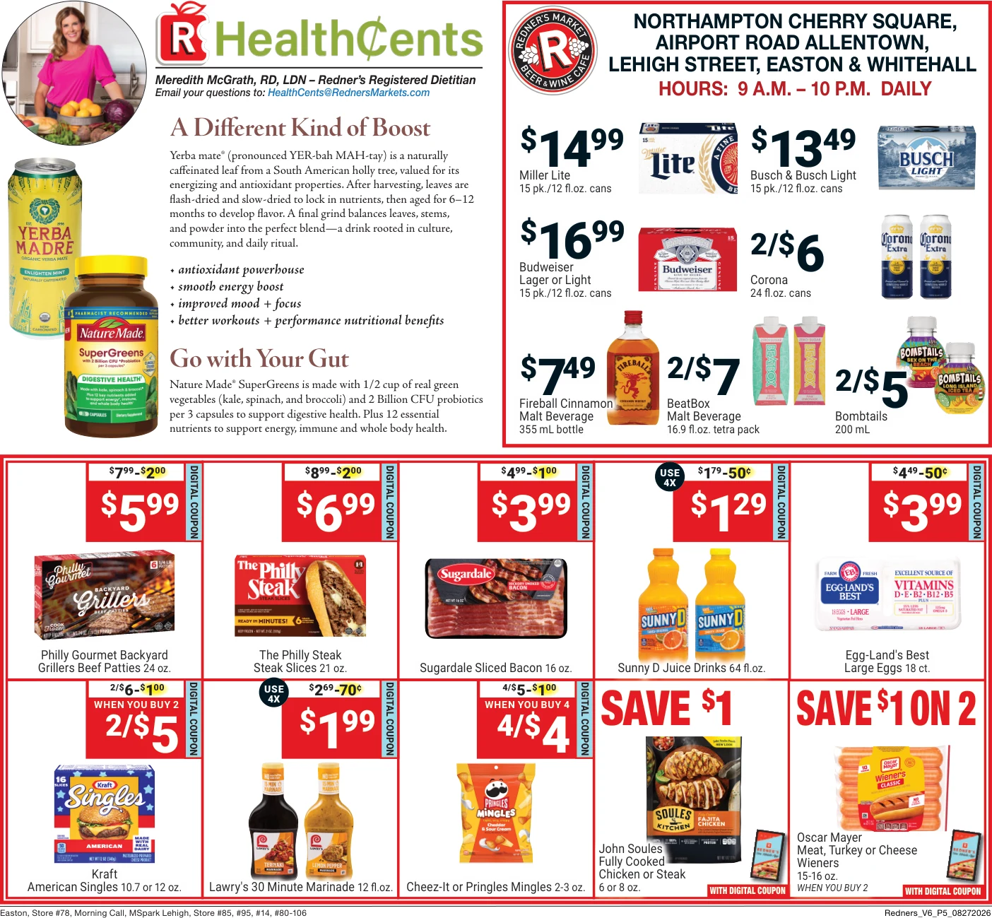 Redner's Markets On Sale August 27 - Page 5