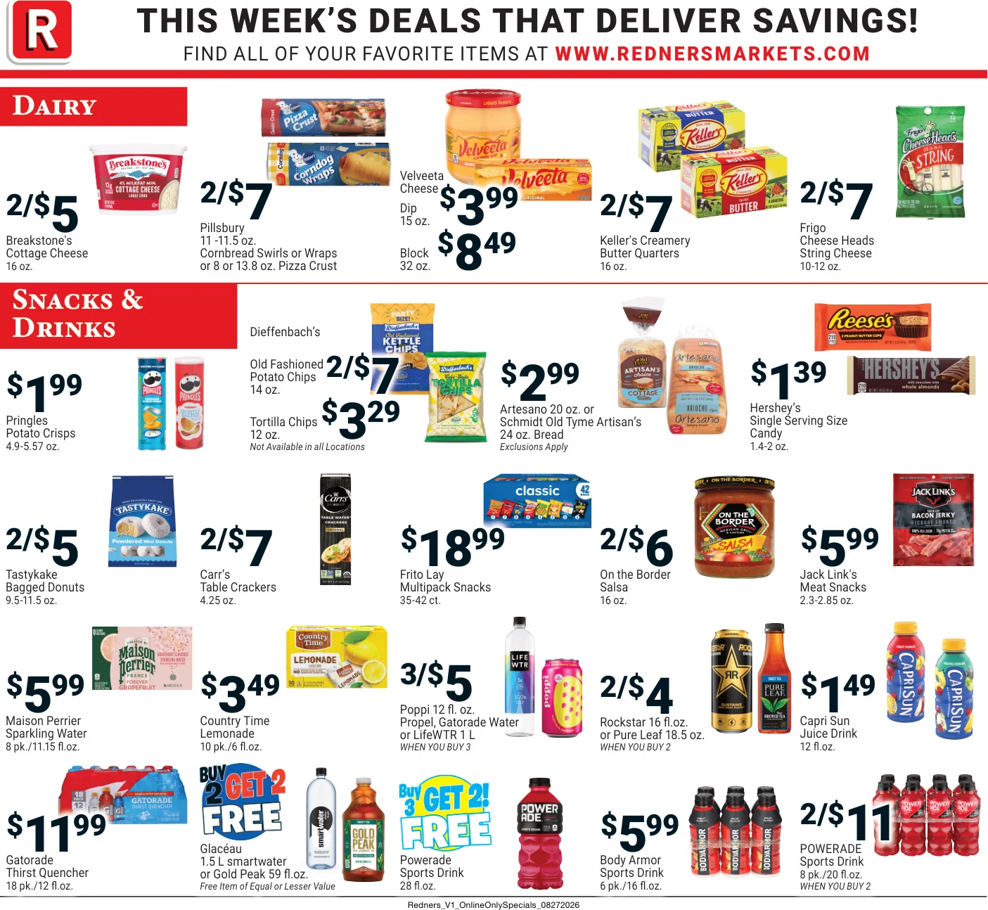 Redner's Markets On Sale August 27 - Page 9