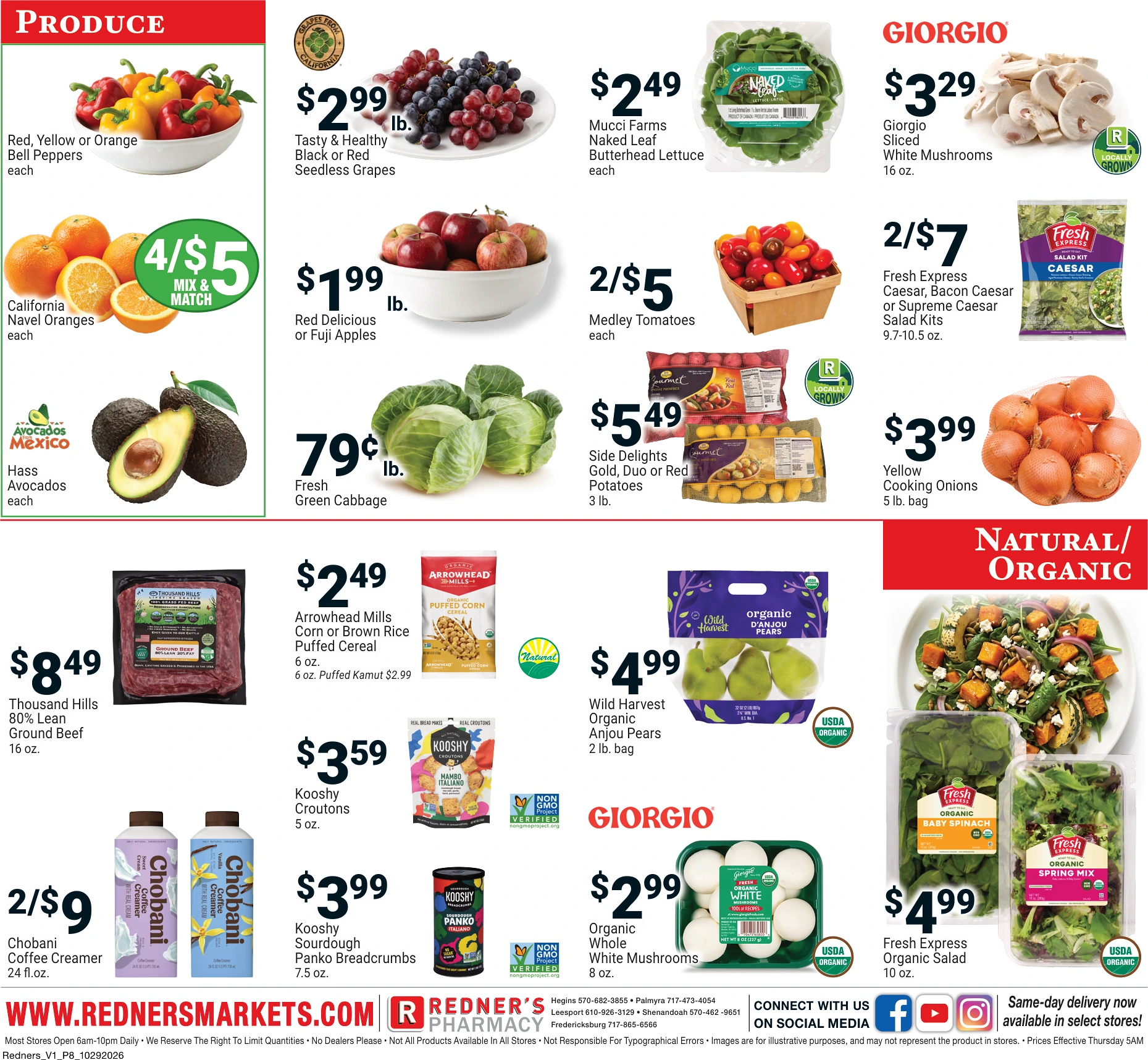 Redner's Markets On Sale October 29 - Page 8