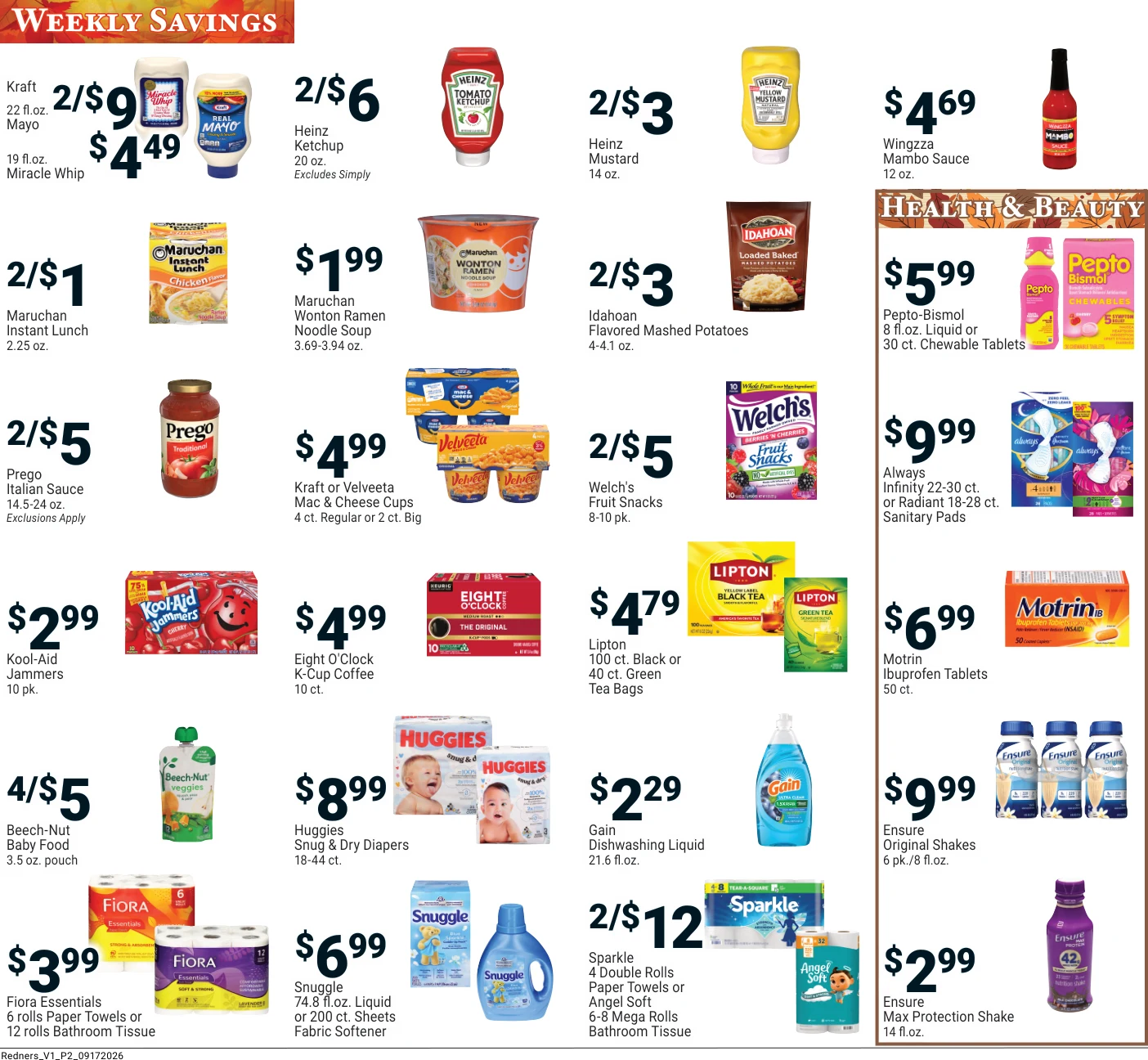 Redner's Markets On Sale September 17 - Page 2