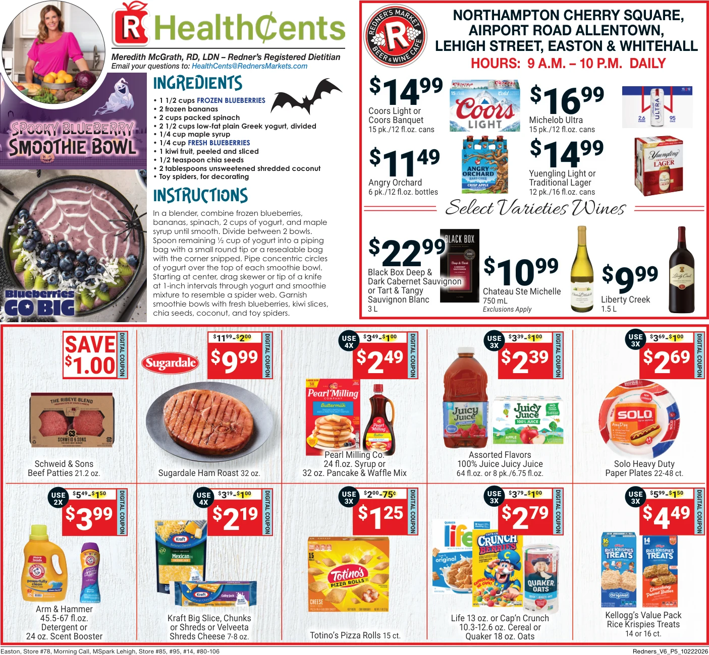 Redner's Markets On Sale October 22 - Page 5