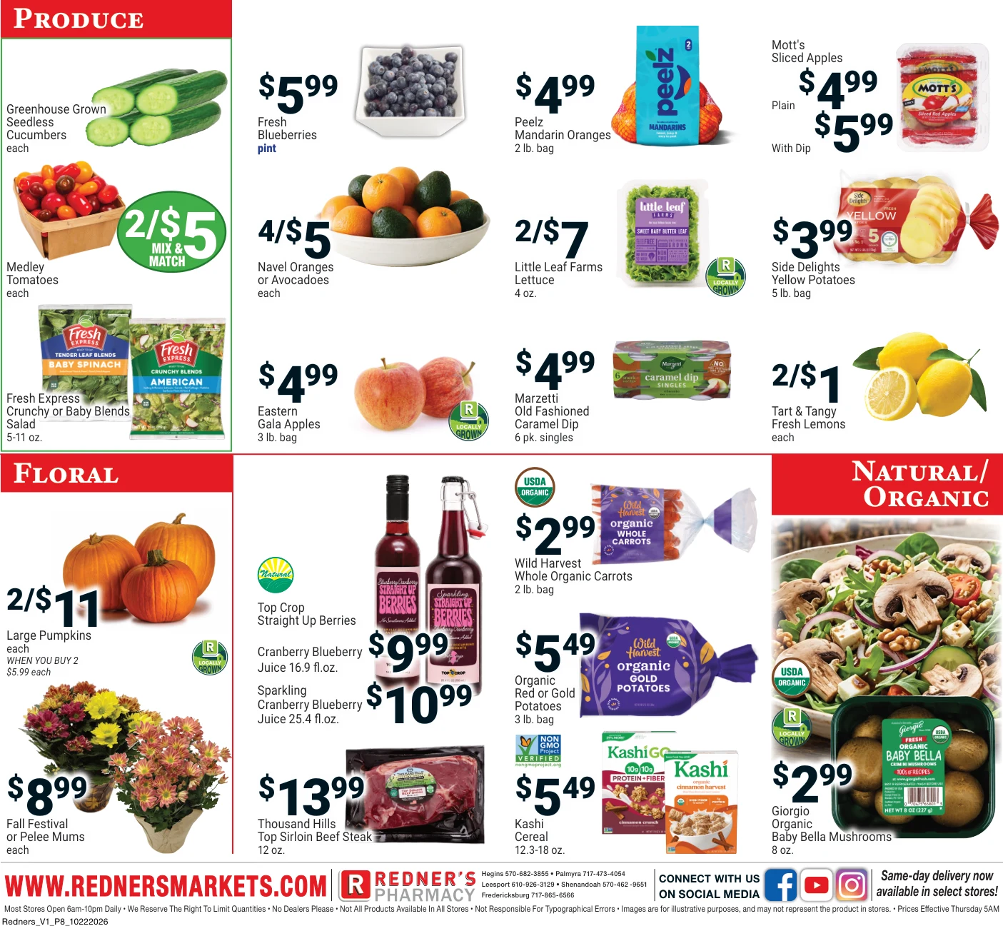 Redner's Markets On Sale October 22 - Page 8
