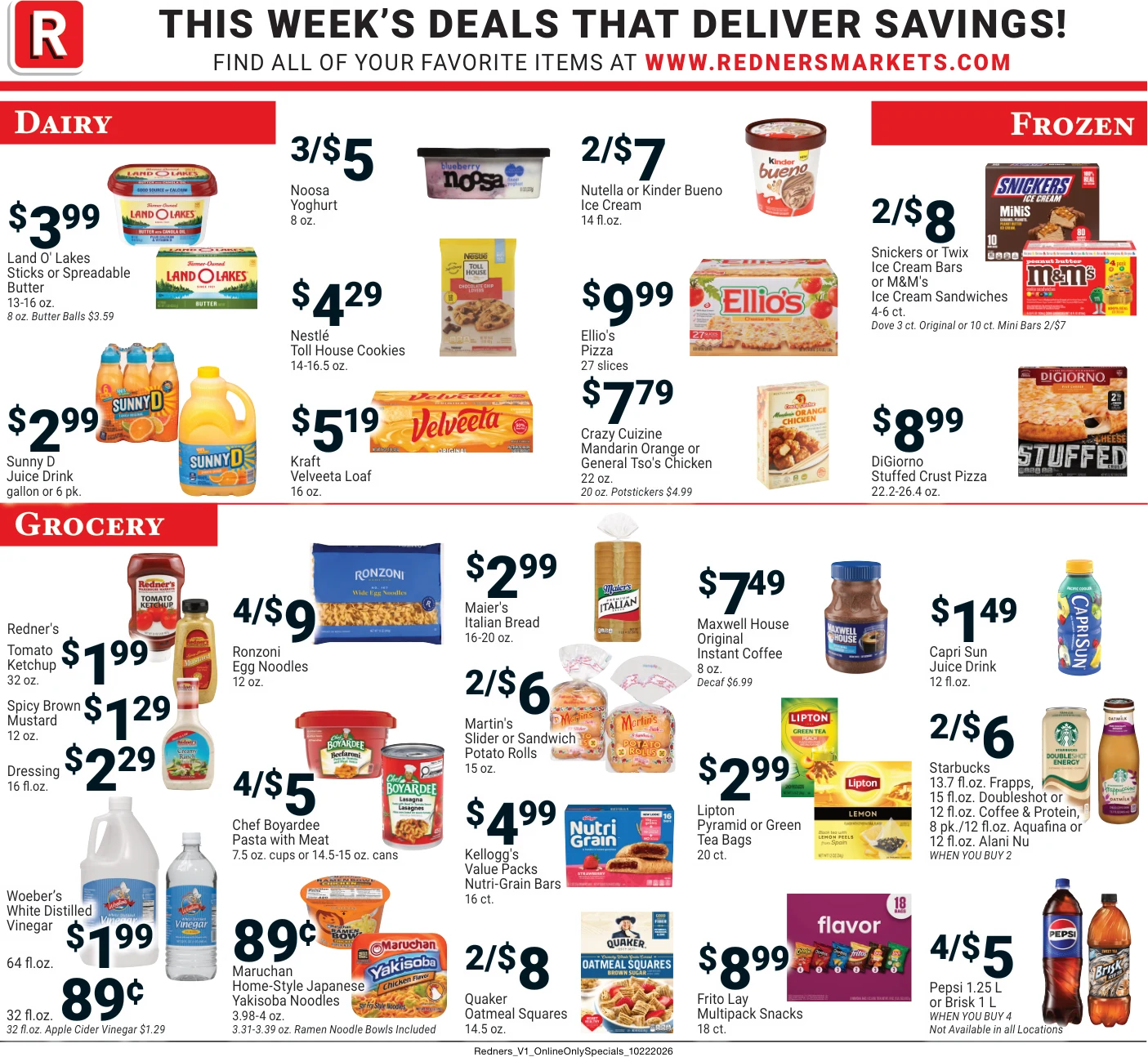Redner's Markets On Sale October 22 - Page 9