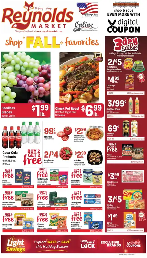 October 14-20, 2026, Reynolds Market Stores