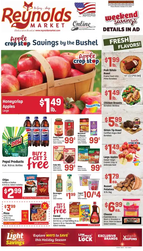 October 21-27, 2026 Reynolds Market Stores