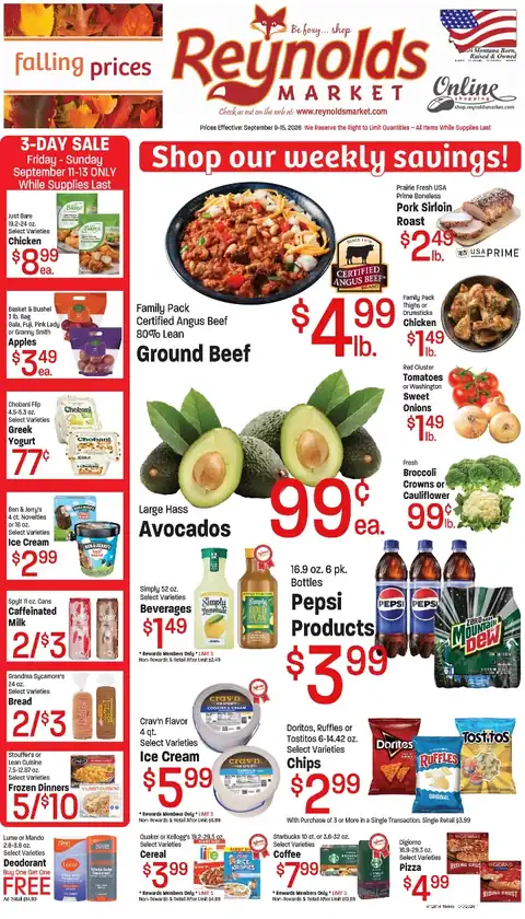 9/9 - 9/15/26 Reynolds Market Ad