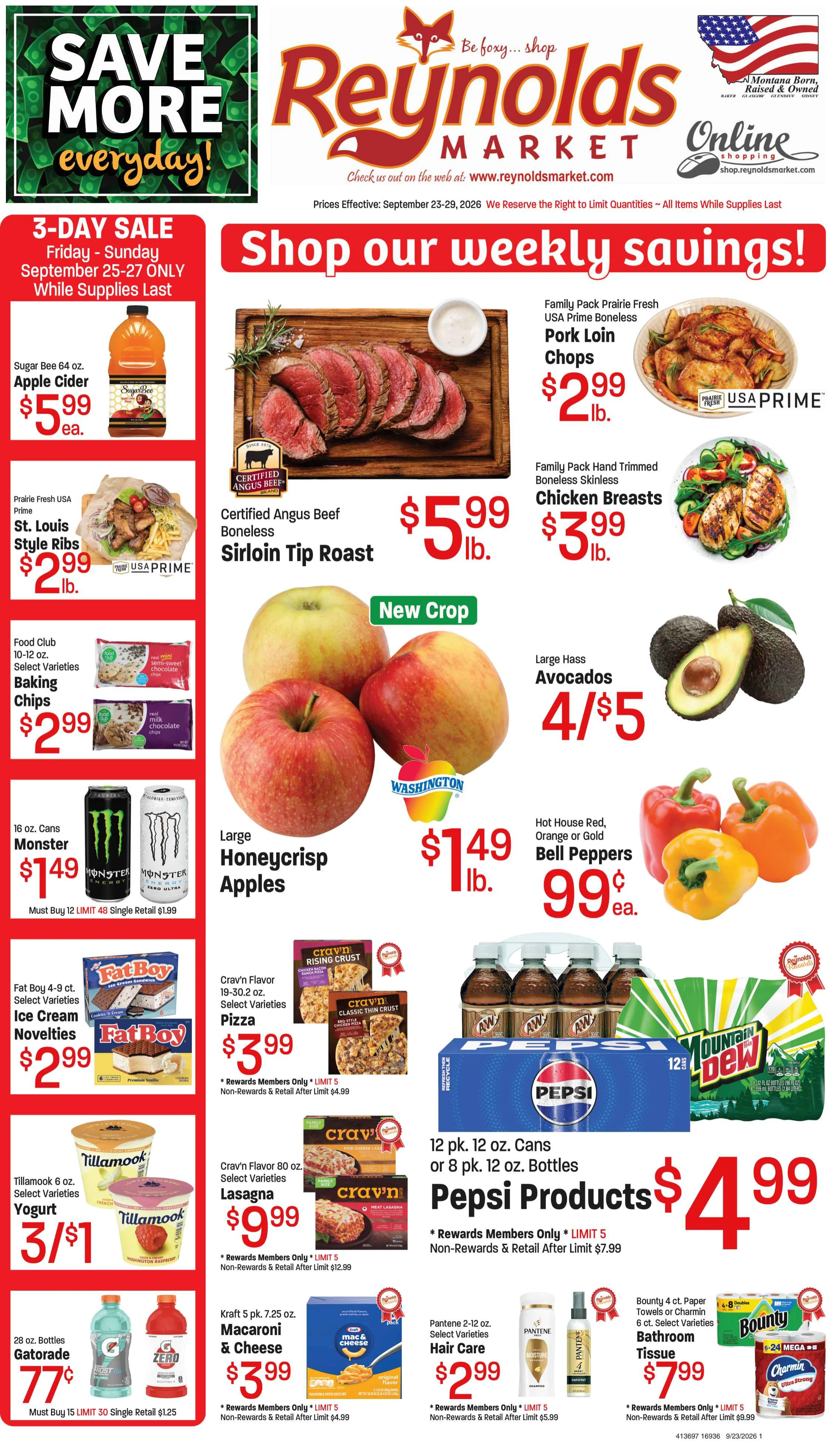 Reynolds Market Glendive Sept 23-29, 2026 Reynolds Market stores - Page 1