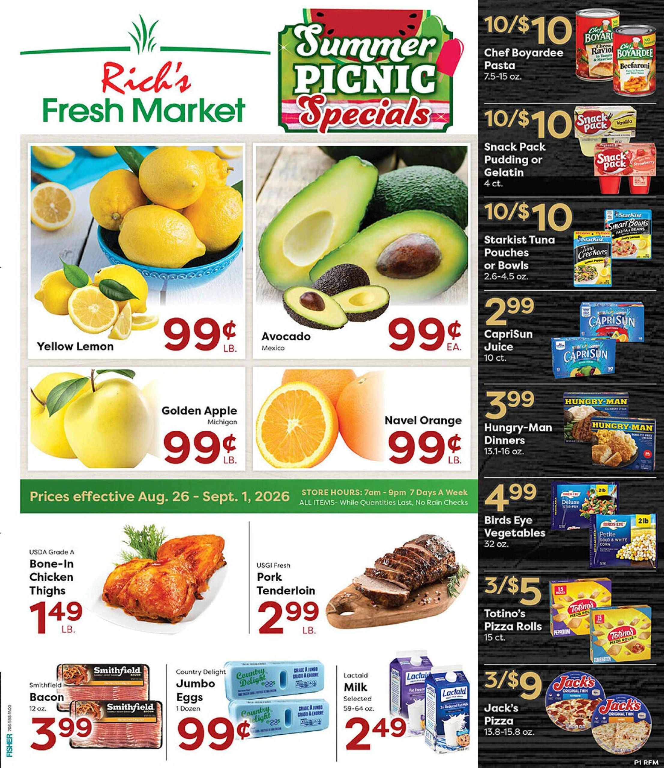Rich's Fresh Market Indexed Weekly - Page 1