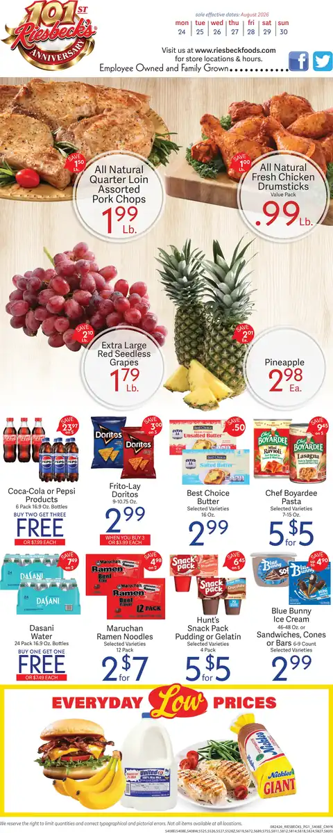 Weekly Ad 08/24 to 08/30-East