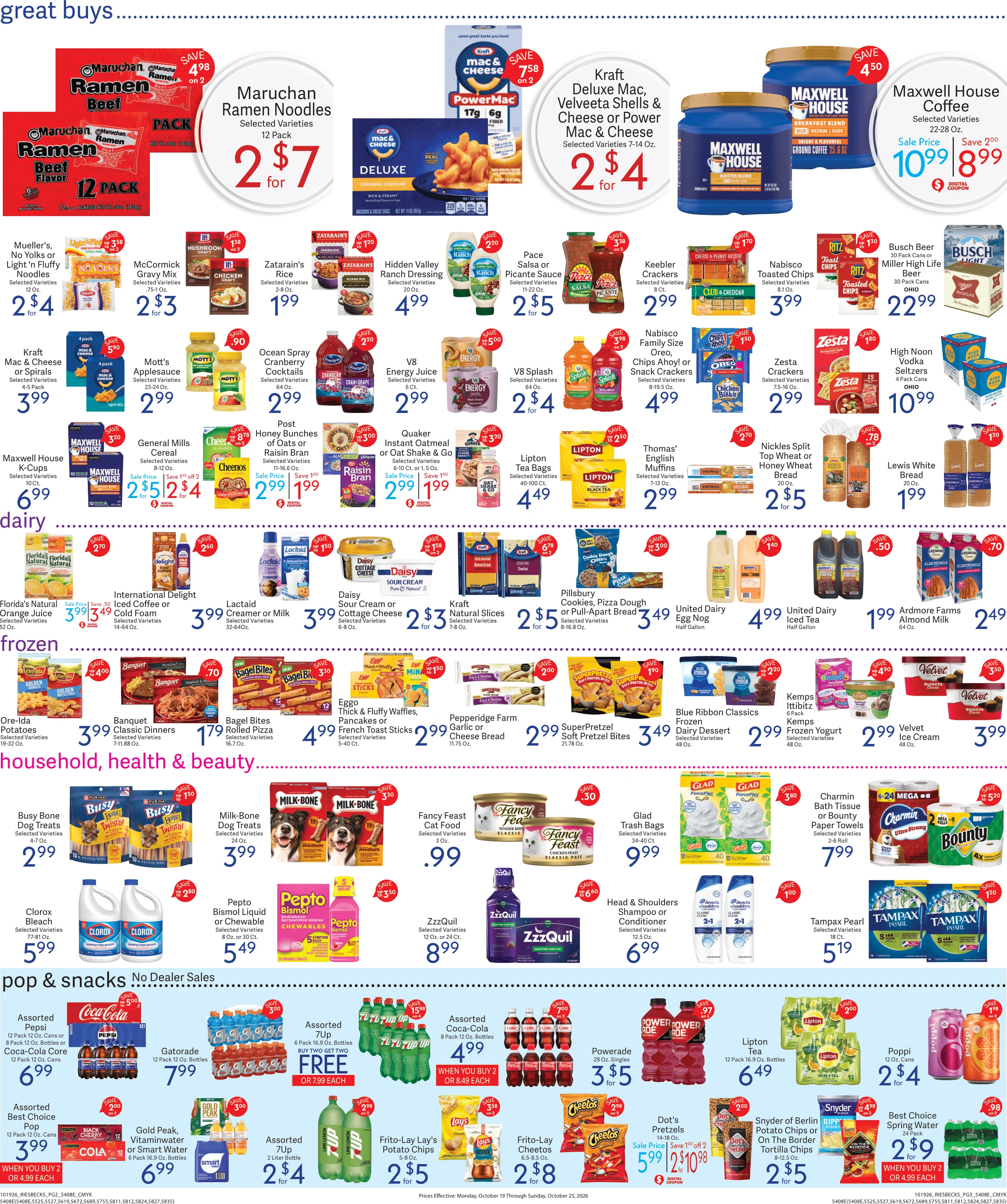 Riesbeck's Food Markets Weekly Ad 10/19 to 10/25-SSN - Page 2