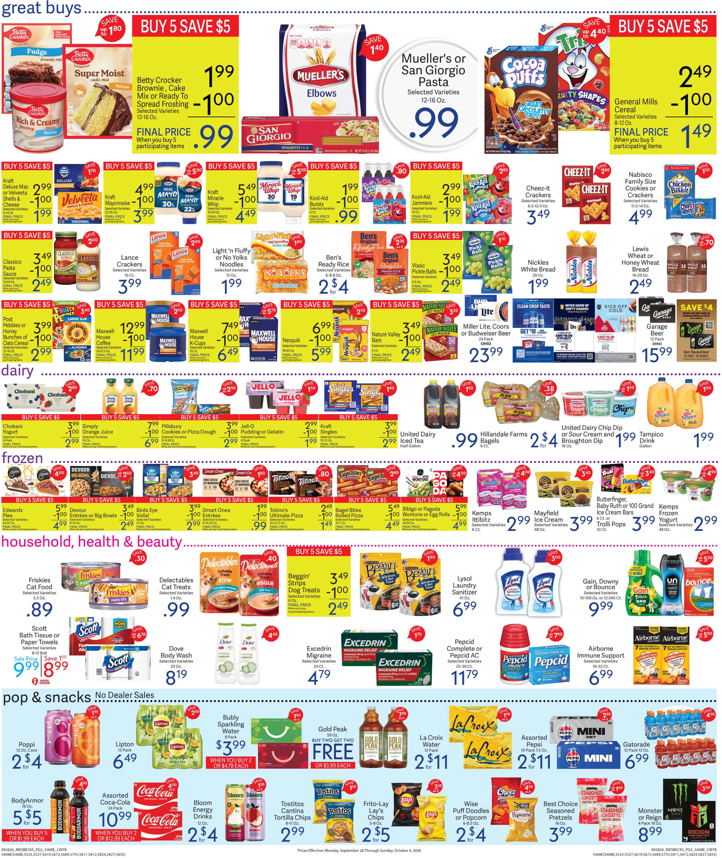 Riesbeck's Food Markets Weekly Ad 09/28 to 10/04-SSN - Page 2