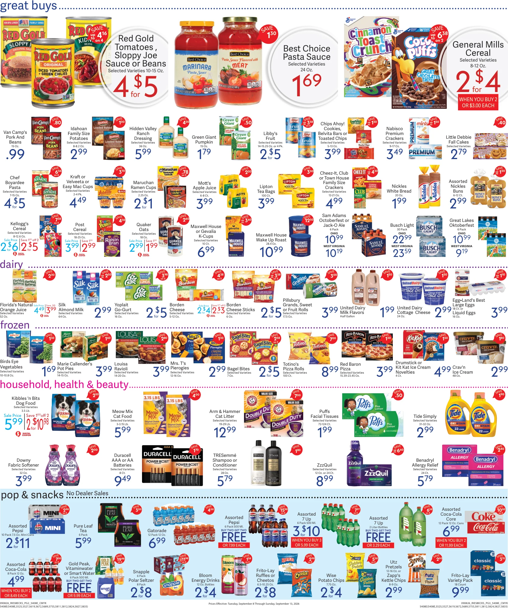 Riesbeck's Food Markets Weekly Ad 09/08 to 09/13 - Page 2