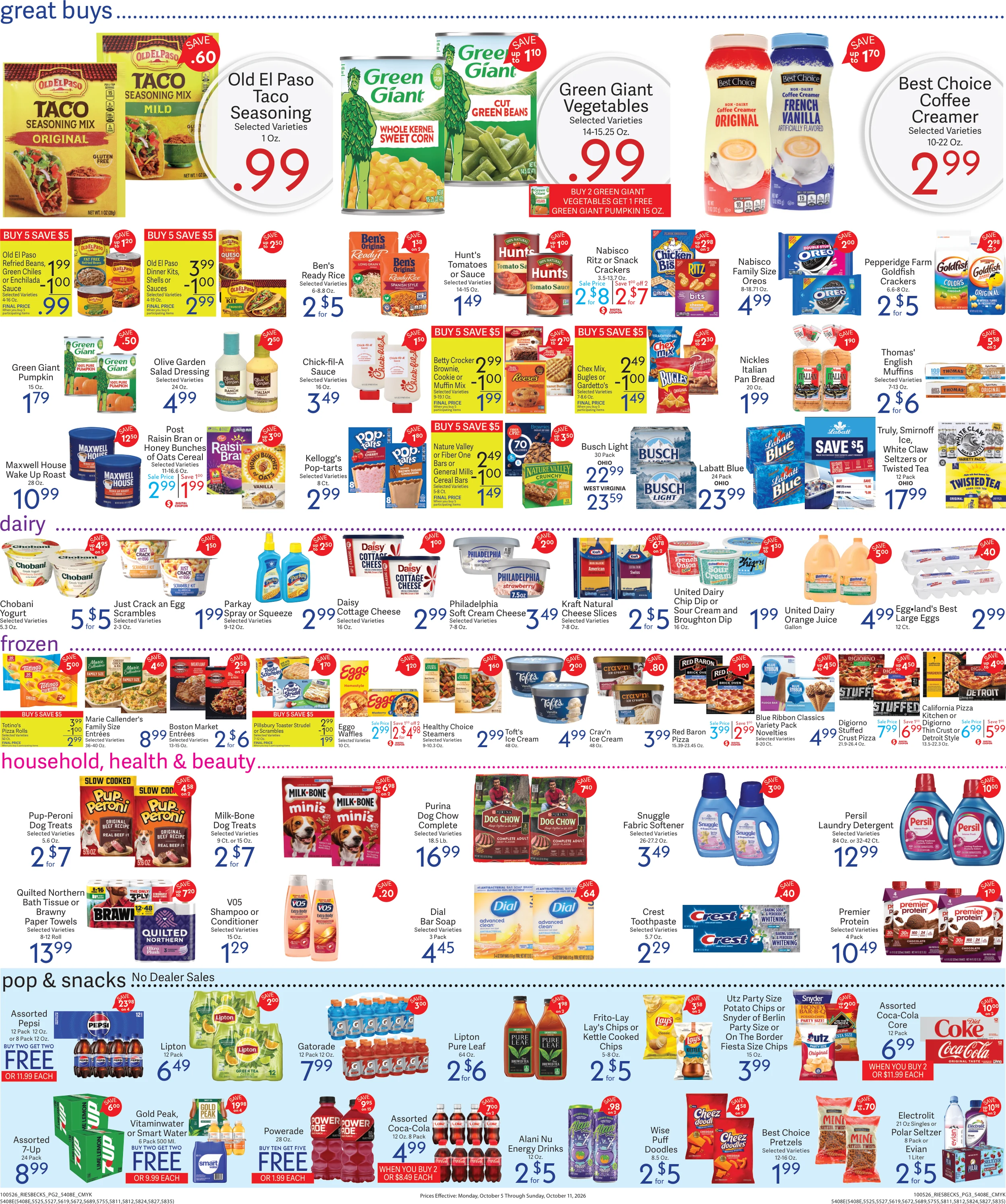 Riesbeck's Food Markets Weekly Ad 10/05 to 10/11 - Page 2