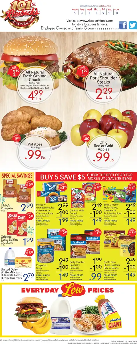 Weekly Ad 10/05 to 10/11-SSN