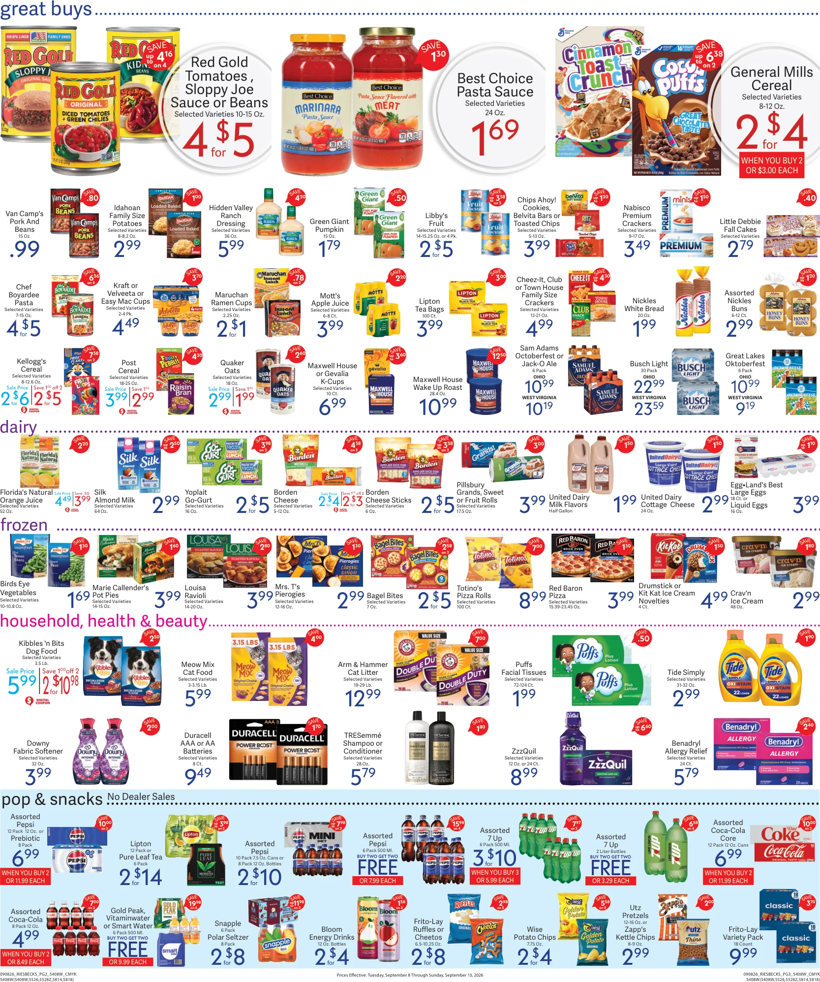 Riesbeck's Food Markets Weekly Ad 09/08 to 09/13 - Page 2