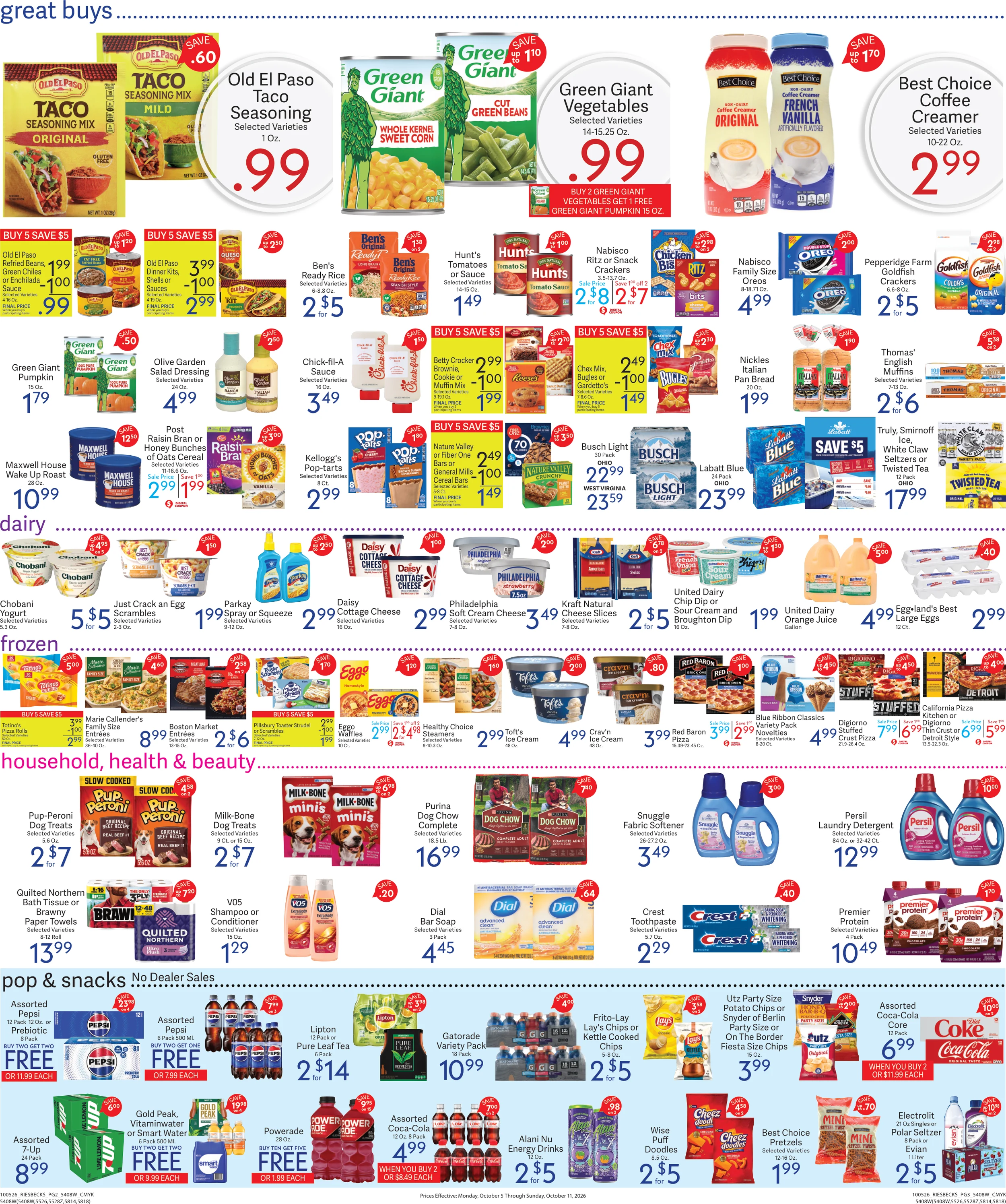 Riesbeck's Food Markets Weekly Ad 10/05 to 10/11 - Page 2