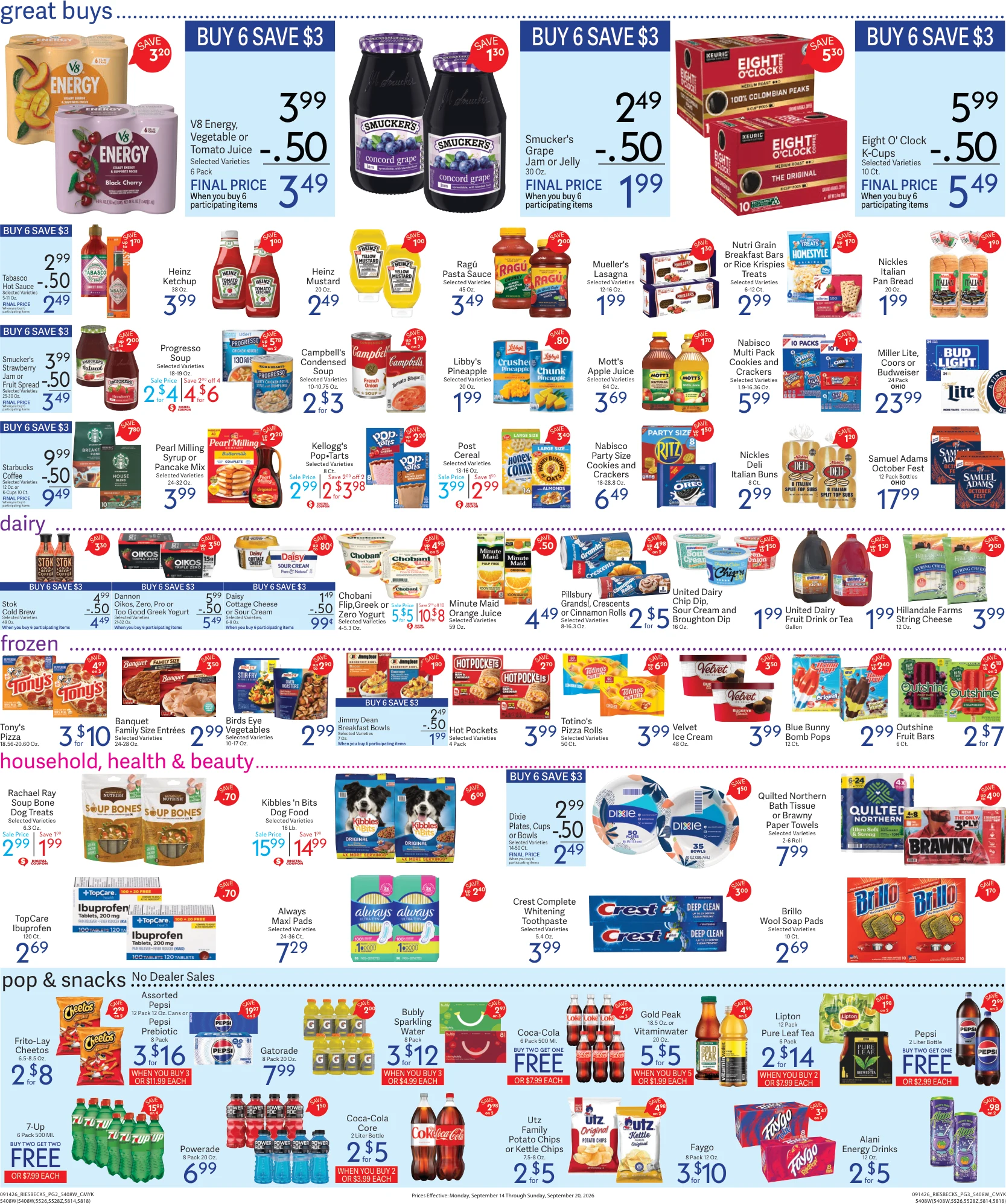 Riesbeck's Food Markets Preview of Weekly Ad 09/14 to 09/20 - Page 2