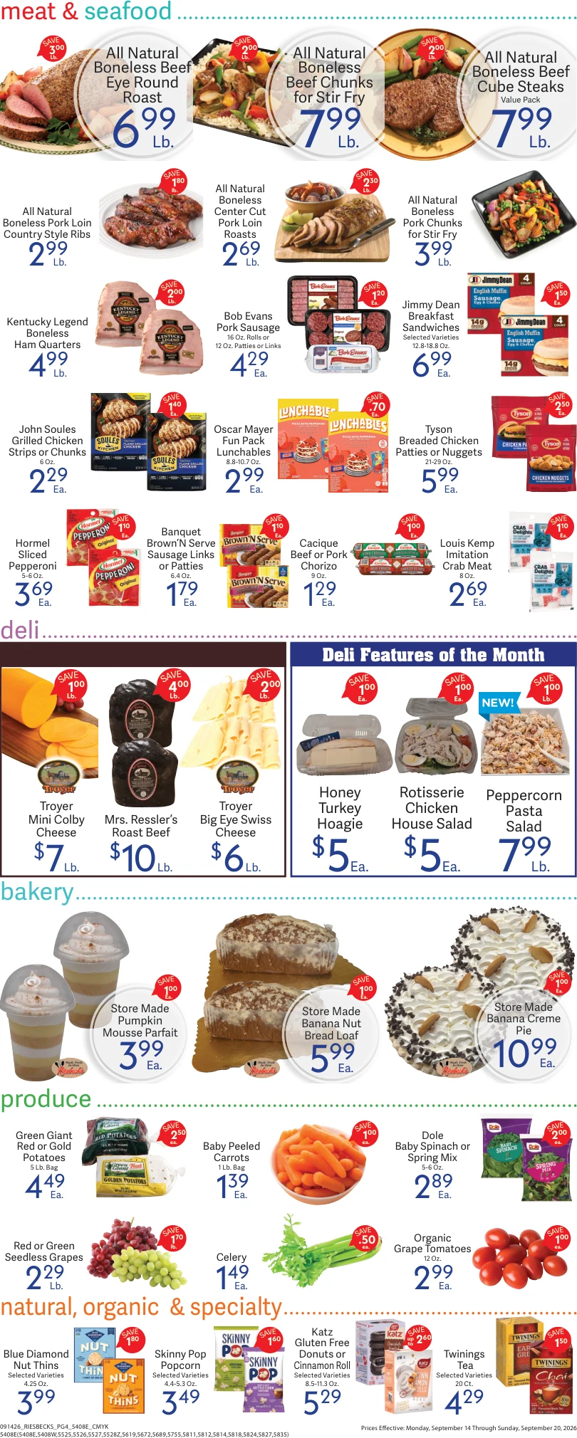 Riesbeck's Food Markets Preview of Weekly Ad 09/14 to 09/20 - Page 3