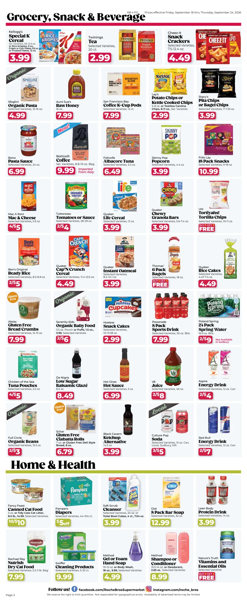 Roche Bros Roche Bros. Beer + Wine Flyer - Page 2