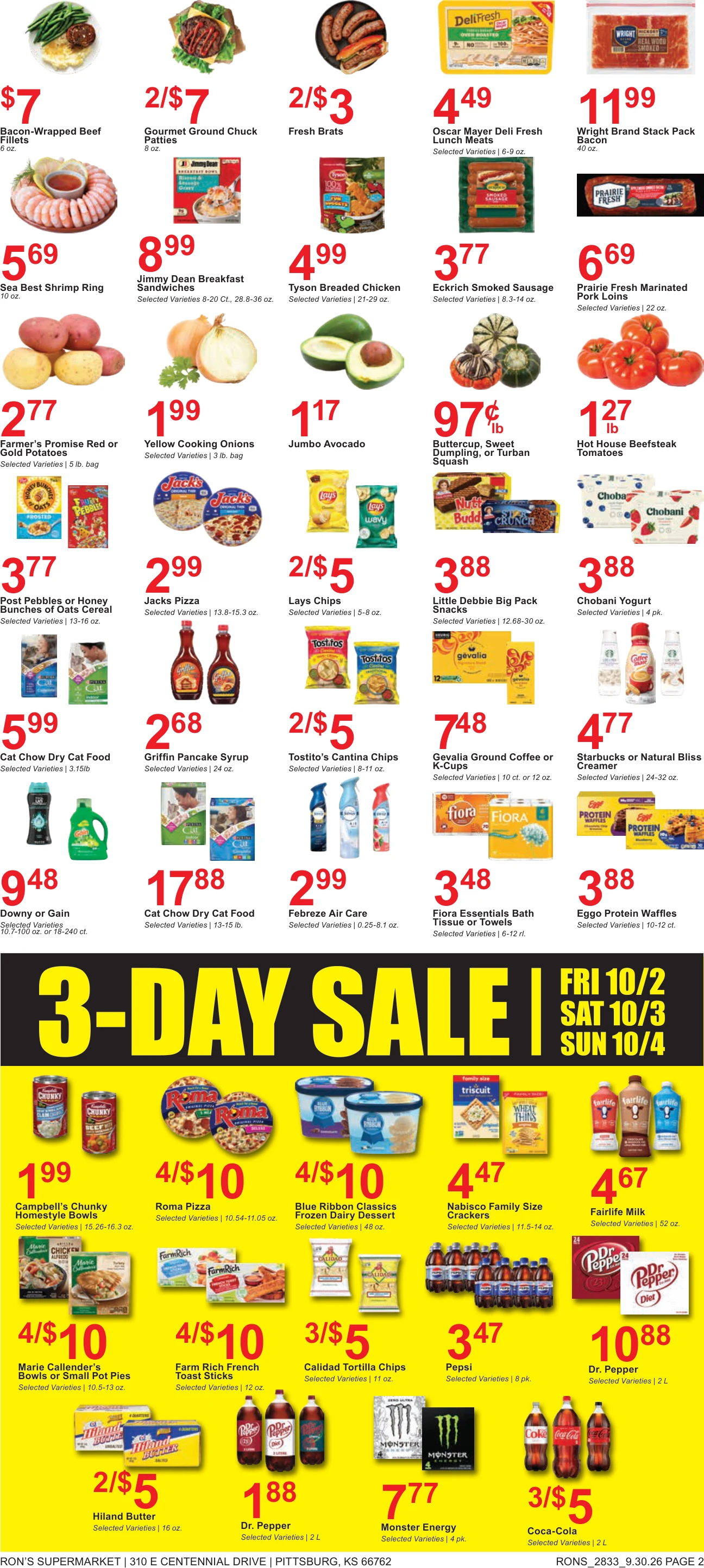 Ron's Supermarket Weekly Ad - Page 2