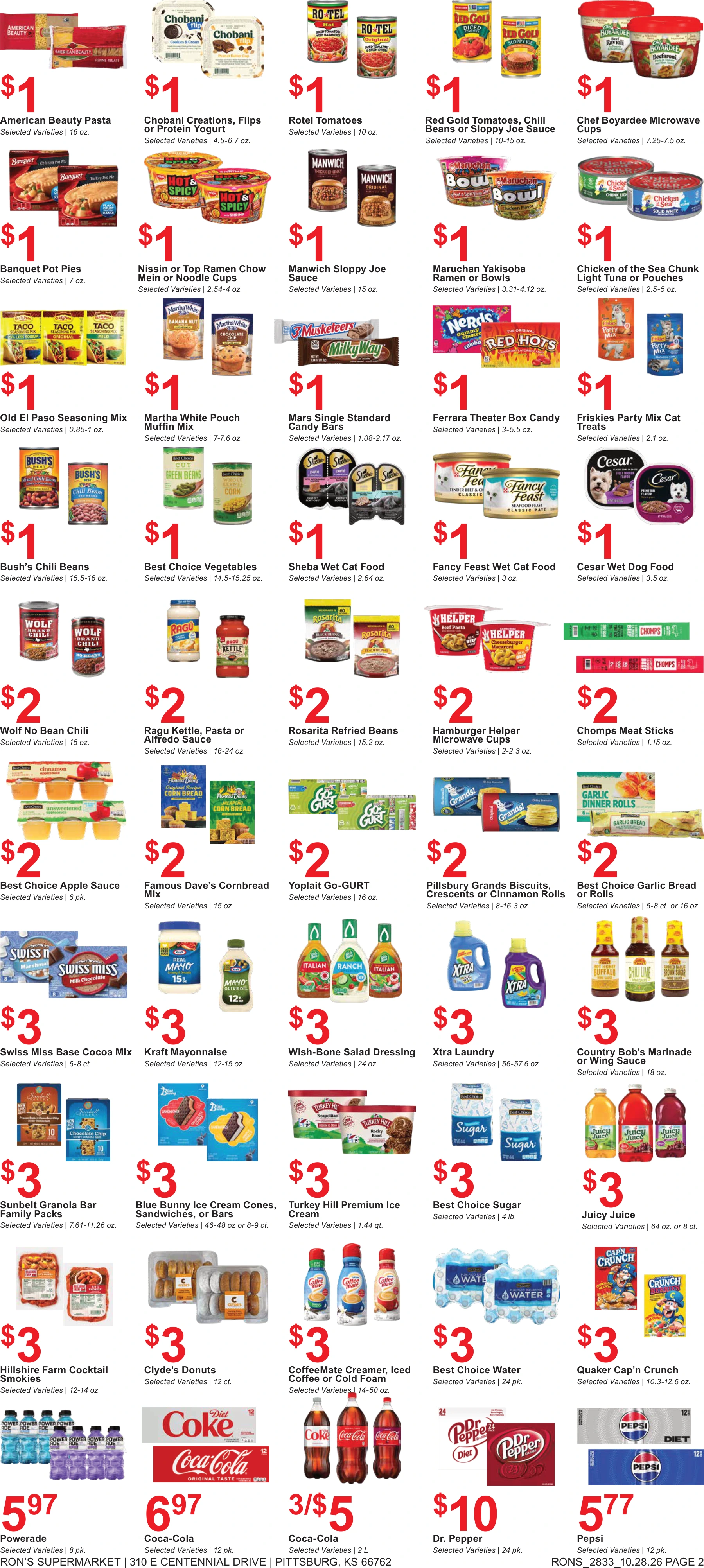 Ron's Supermarket Weekly Ad - Page 2