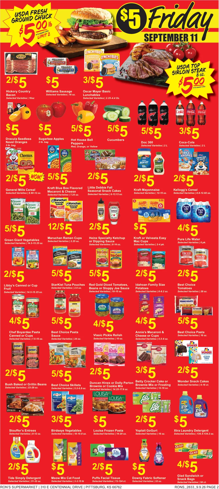 Ron's Supermarket Weekly Ad - Page 2
