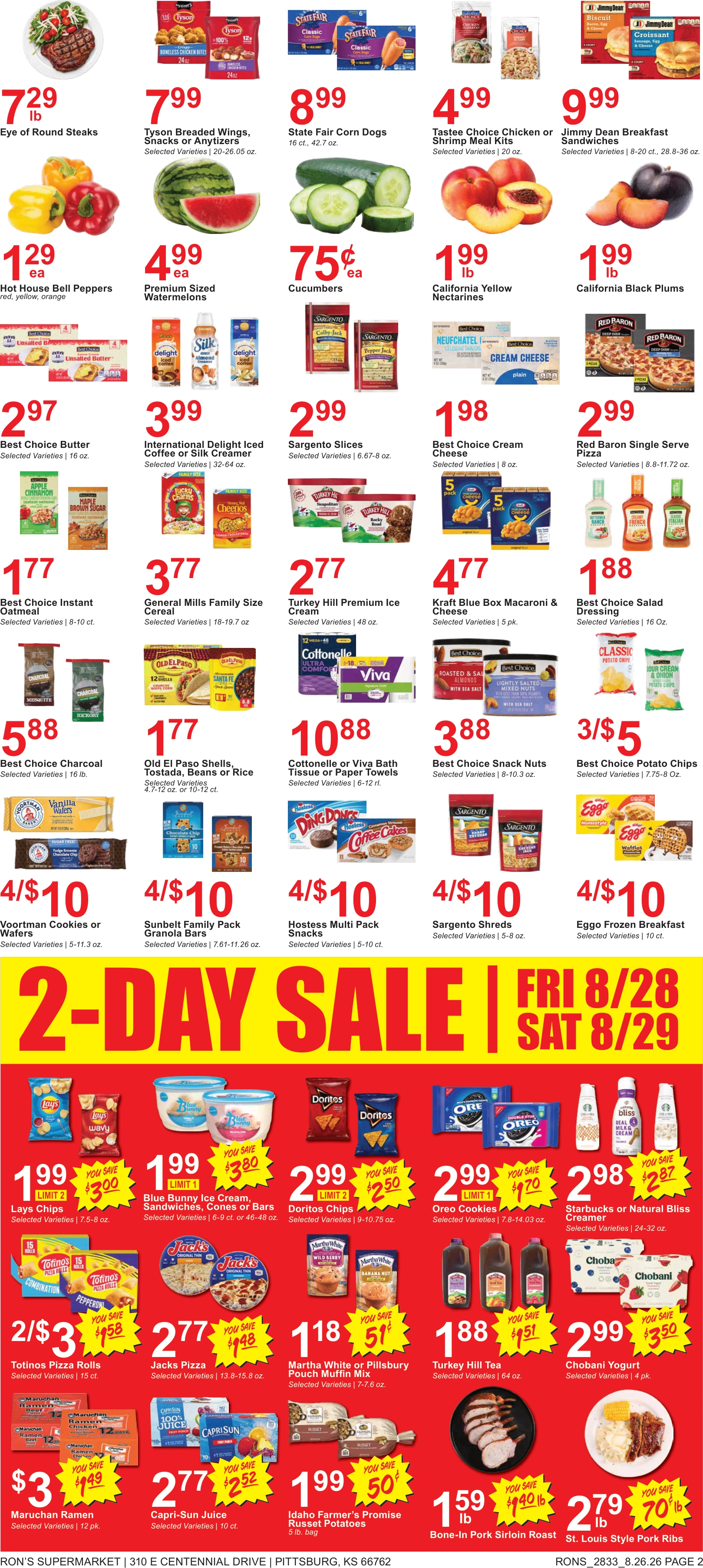 Ron's Supermarket Weekly Ad - Page 2