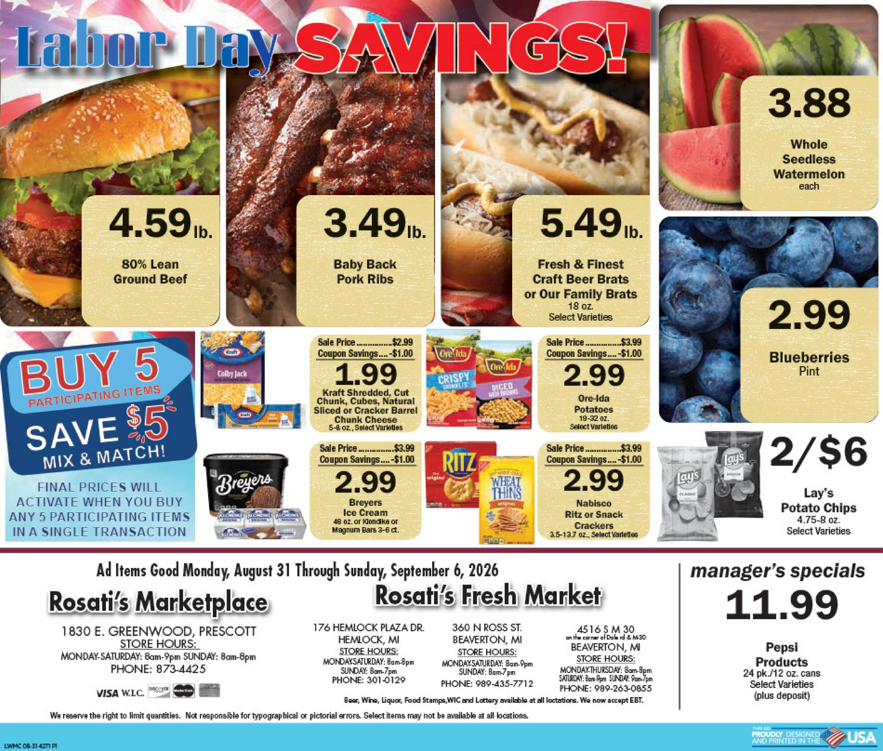 Rosati's Marketplace Indexed Weekly - Page 1