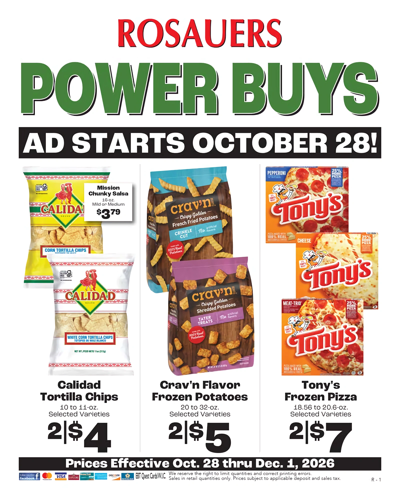 Rosauers Monthly Power Buys - Page 1