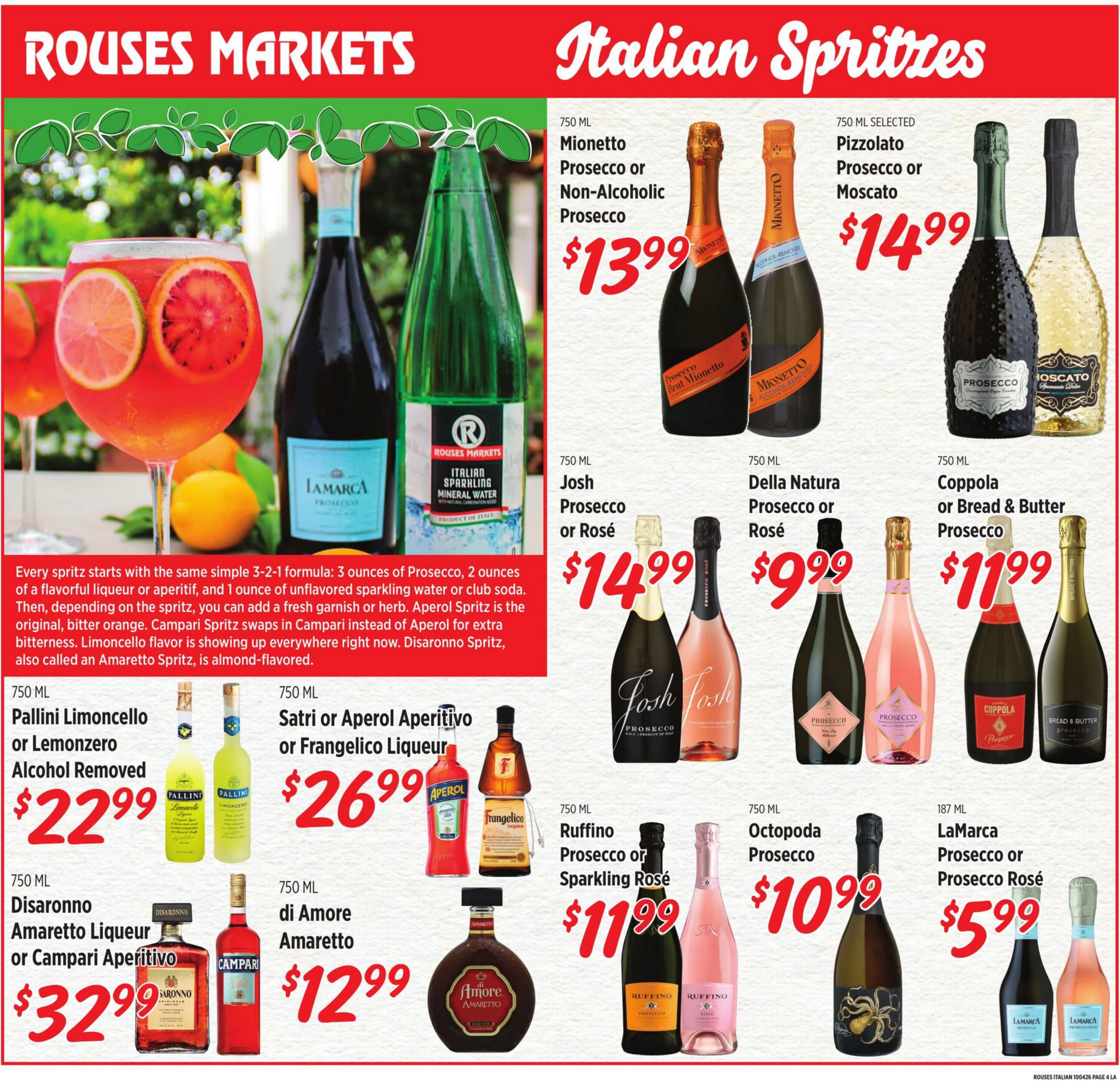 Rouses Markets Italian Ad - Page 4