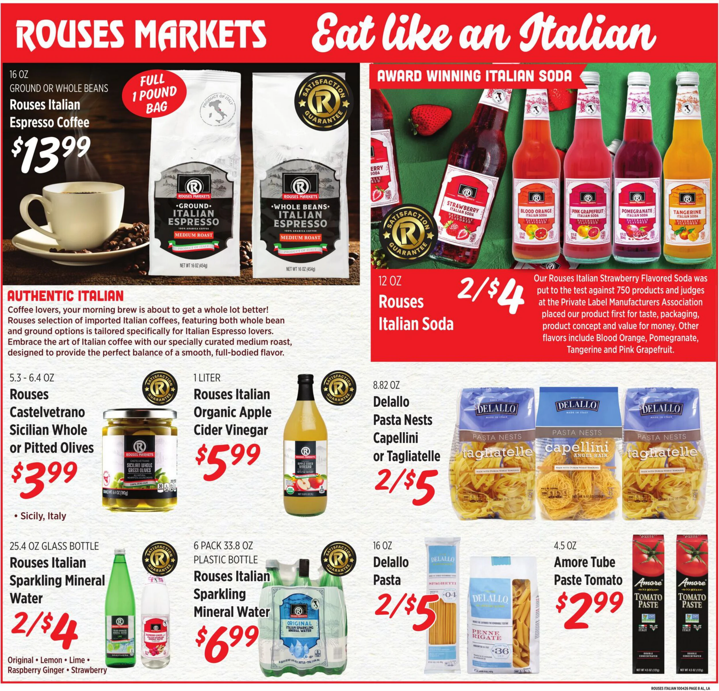 Rouses Markets Italian Ad - Page 8