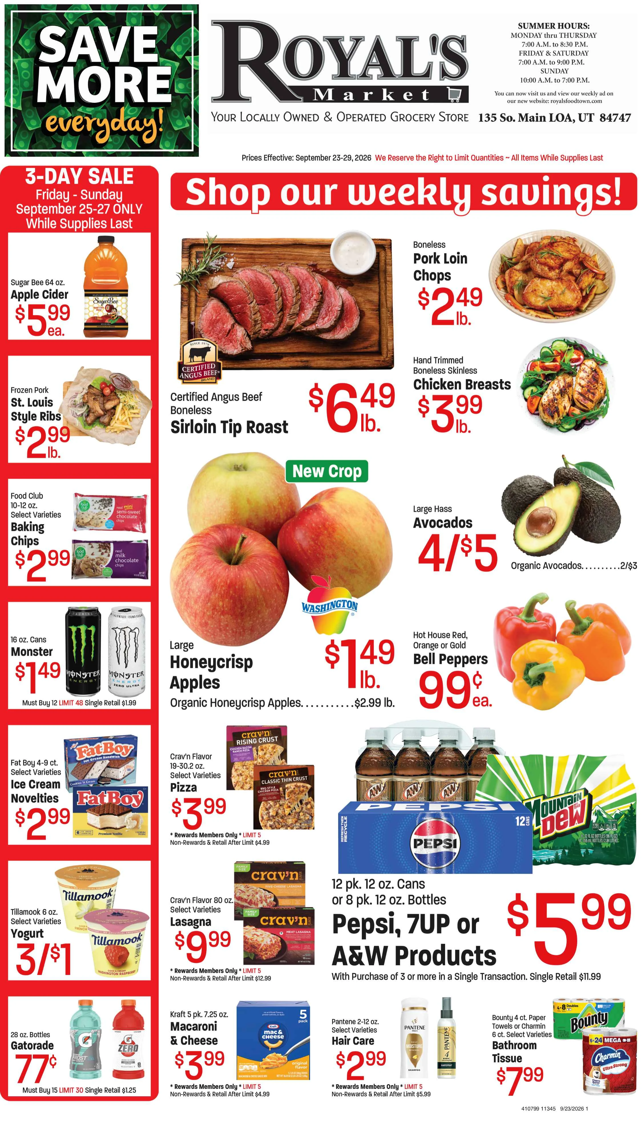 Royal's Market Royal's Ad - September 23 - 29, 2026 - Page 1