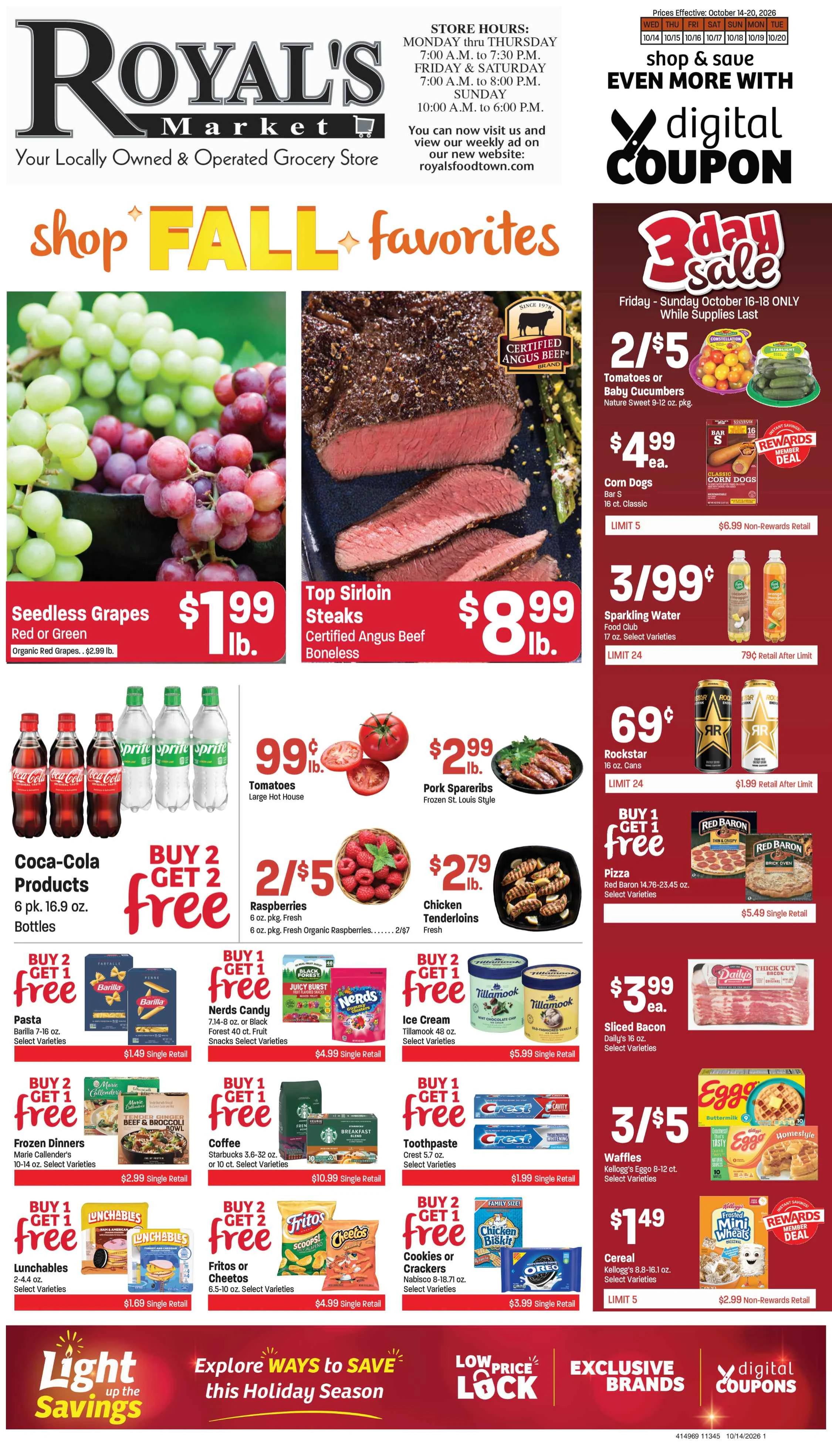 Royal's Market Royal's Ad - October 14 - 20, 2026 - Page 1