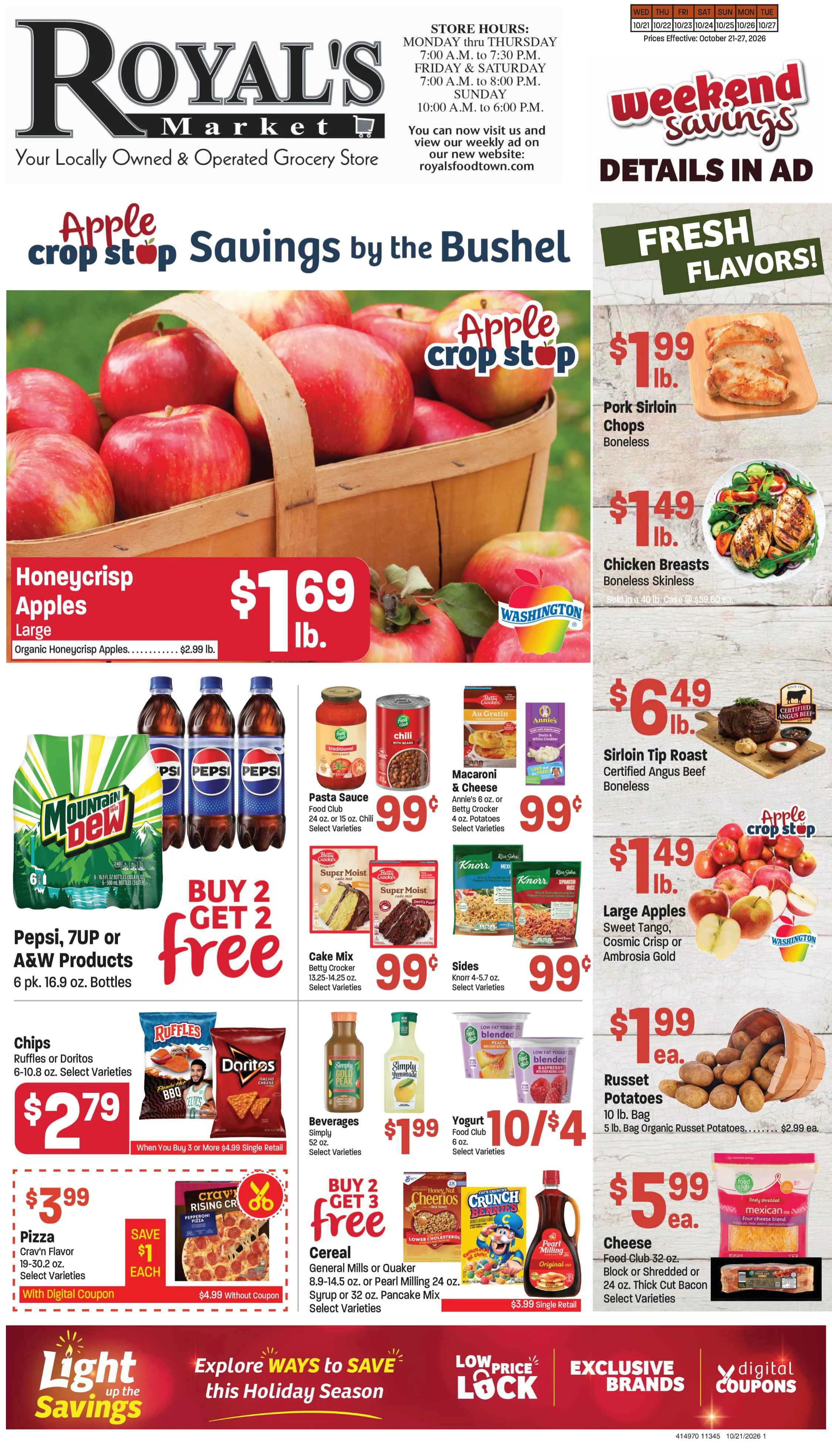 Royal's Market Royal's Ad - October 21 - 27, 2026 - Page 1