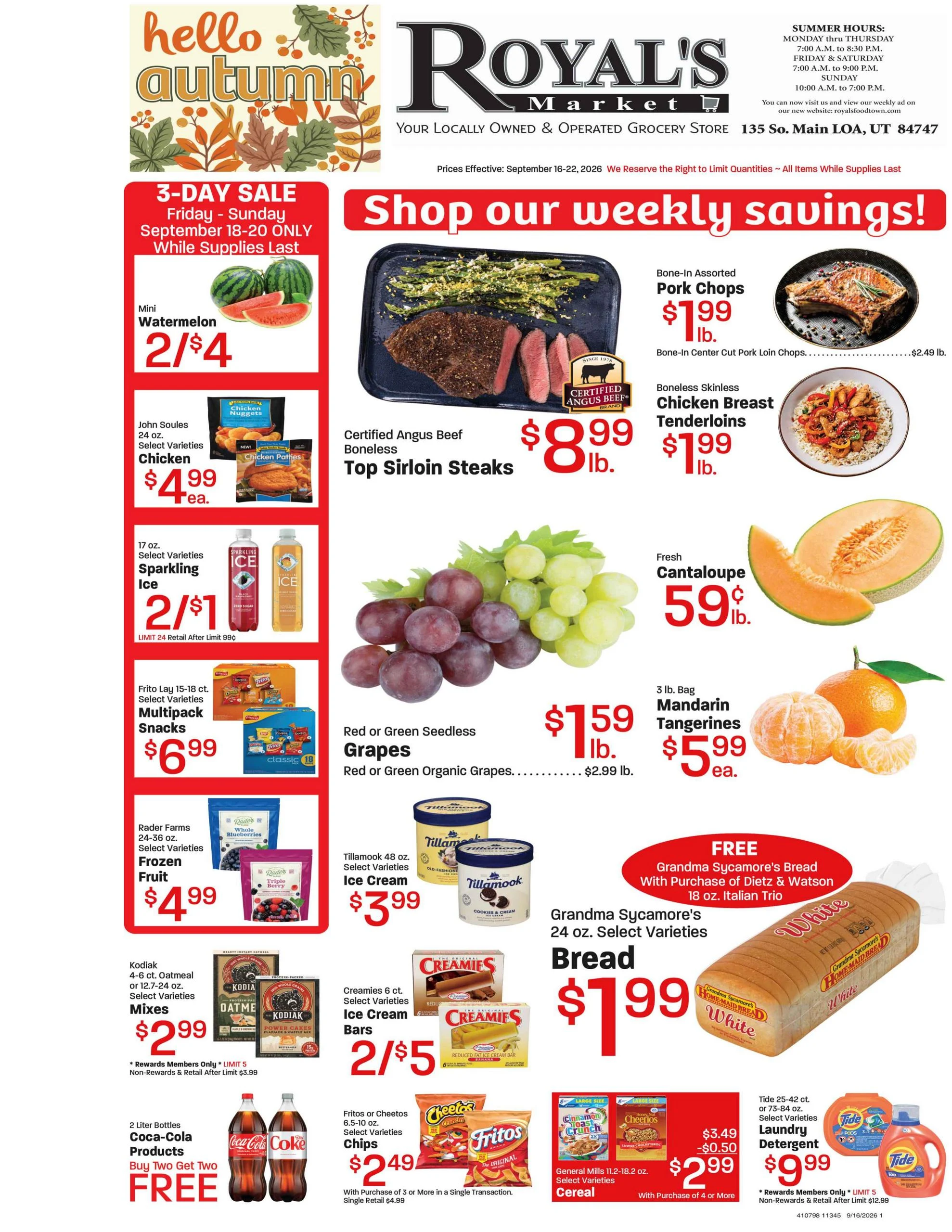 Royal's Market Indexed Weekly Ad - Page 1
