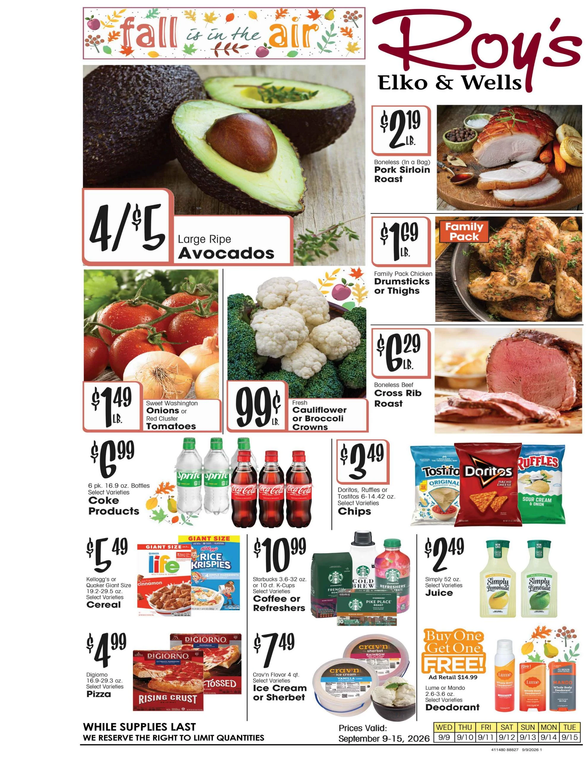 Roy's Fresh Meat and Produce Weekly - Page 1