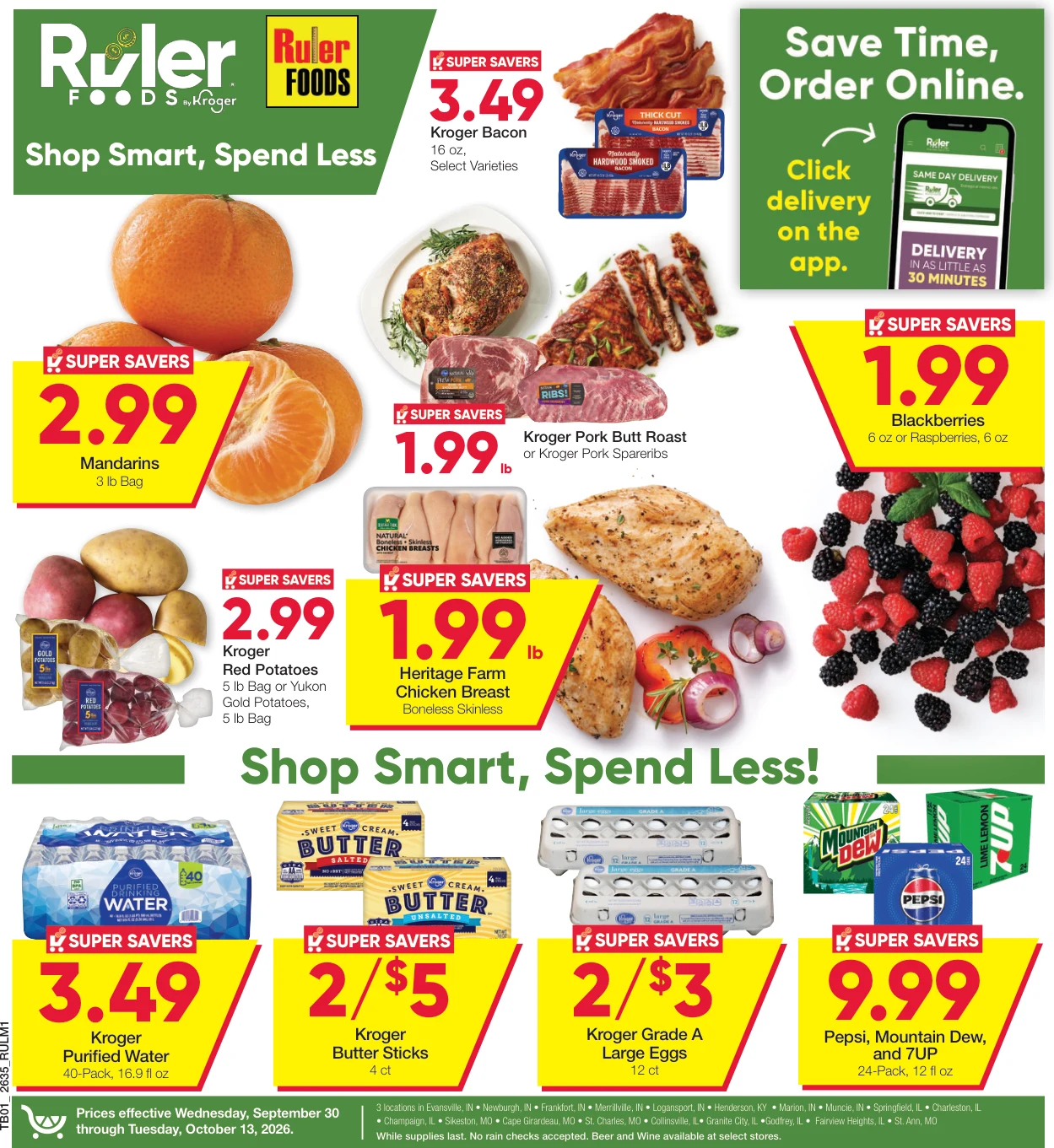 Ruler Foods Weekly Ad - Page 1