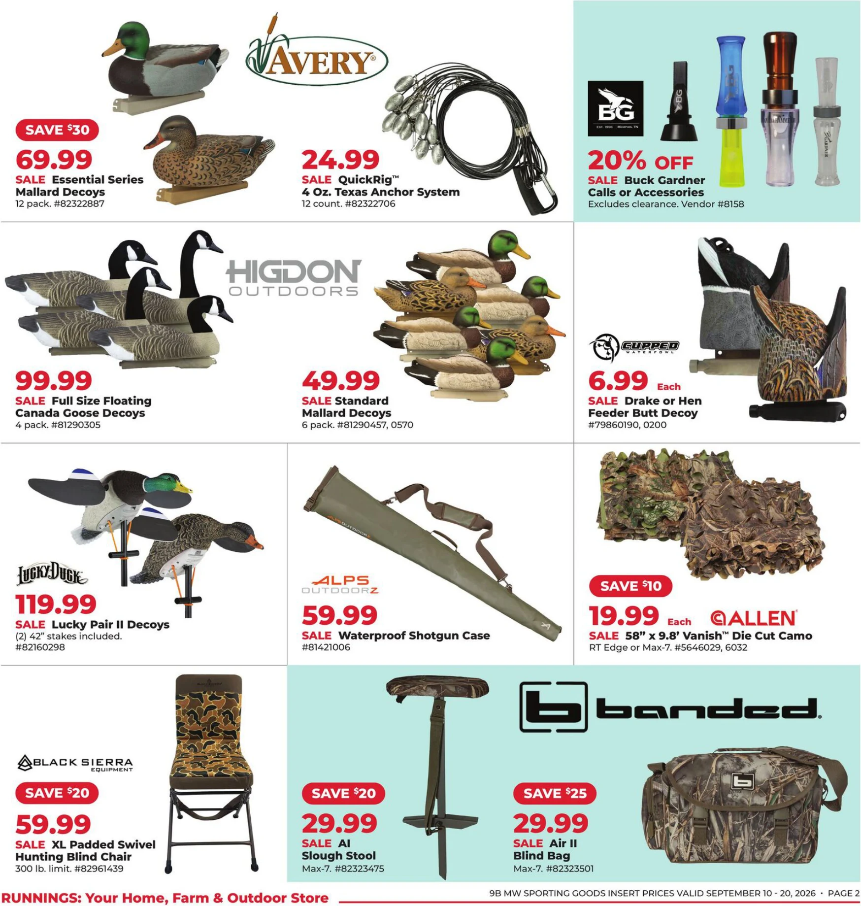 Runnings RACK UP THE SAVINGS! - Page 2