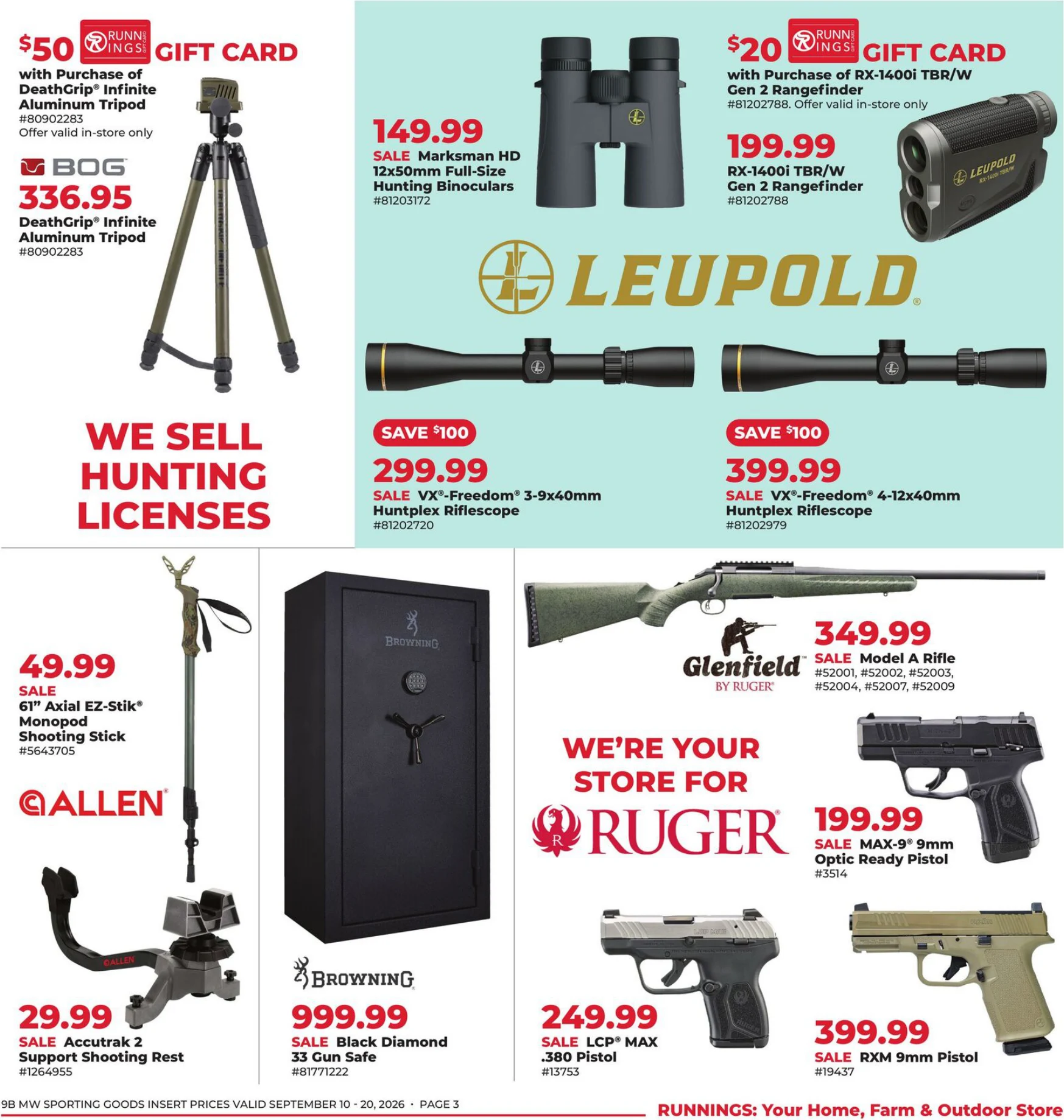 Runnings RACK UP THE SAVINGS! - Page 3