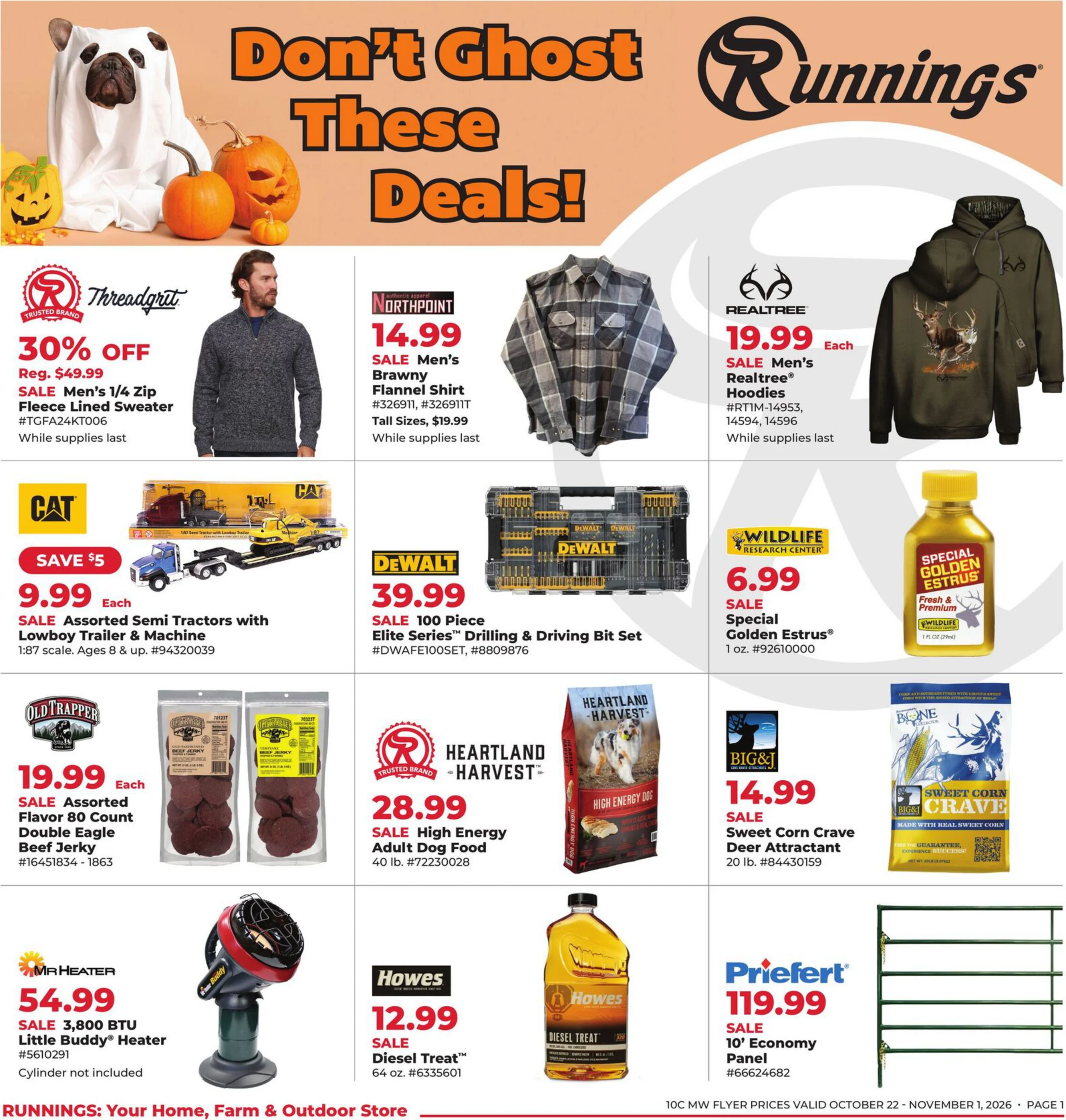 Runnings Don't Ghost These Deals! - Page 1