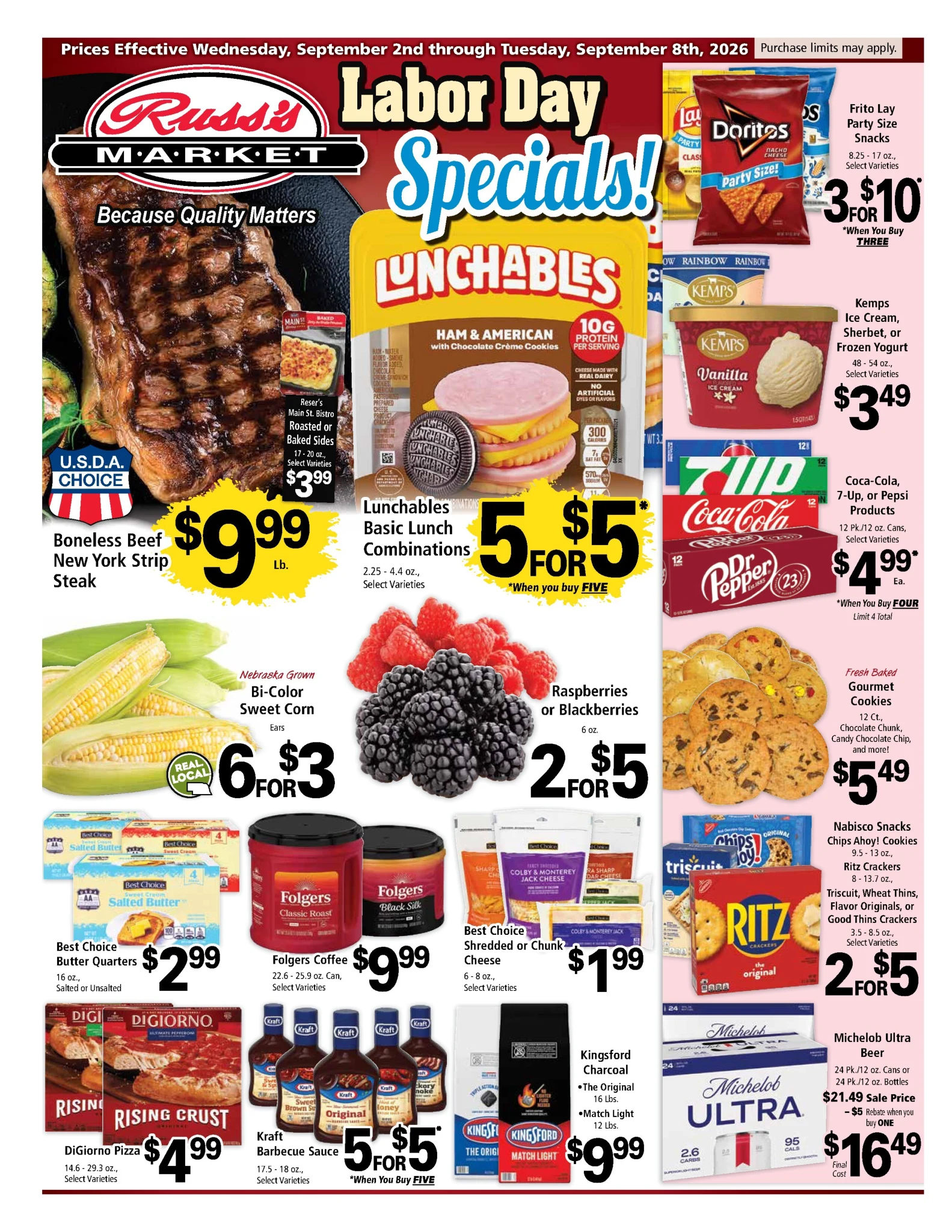 Russ's Market Next Weekly Ad - Page 1
